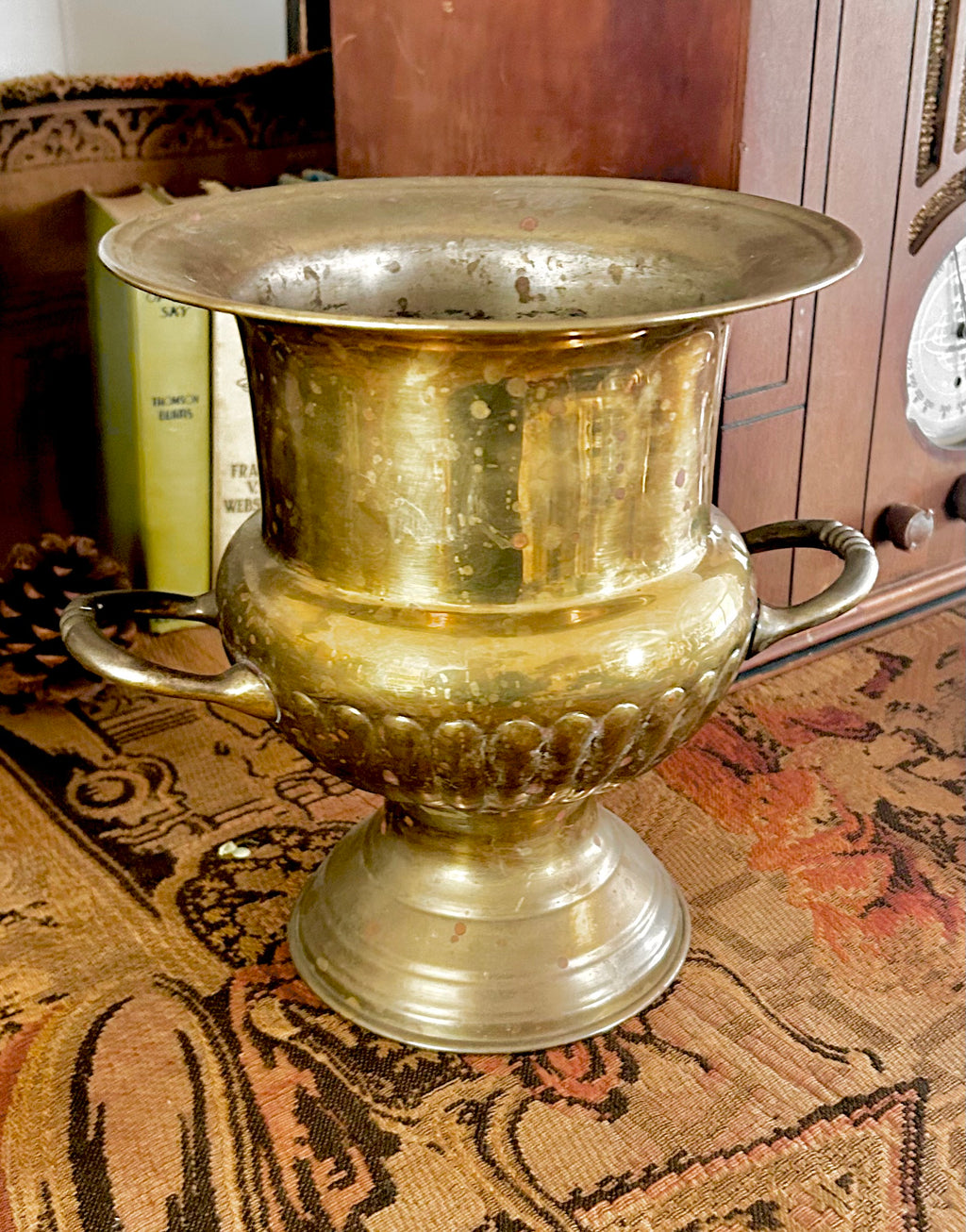 Vintage Brass Champagne Bucket