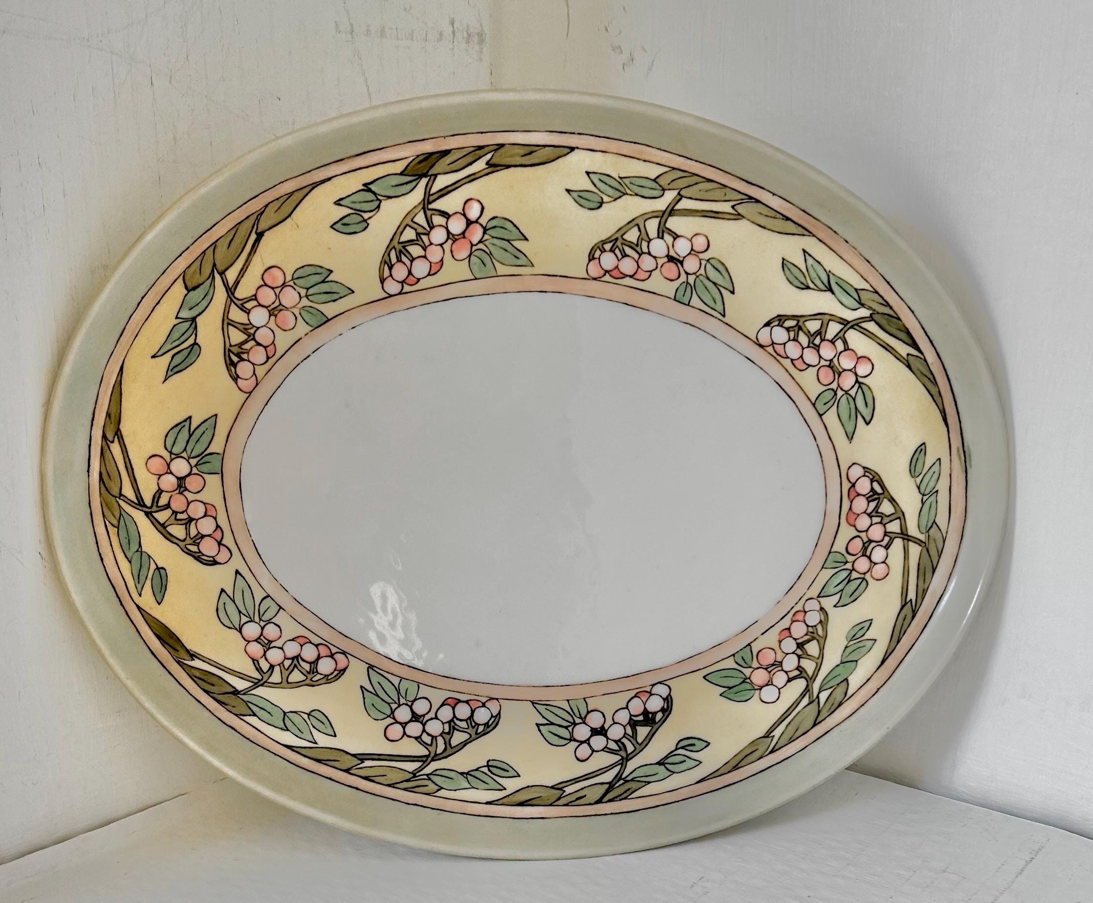 Large 14" Vintage T&V Limoges Porcelain Platter