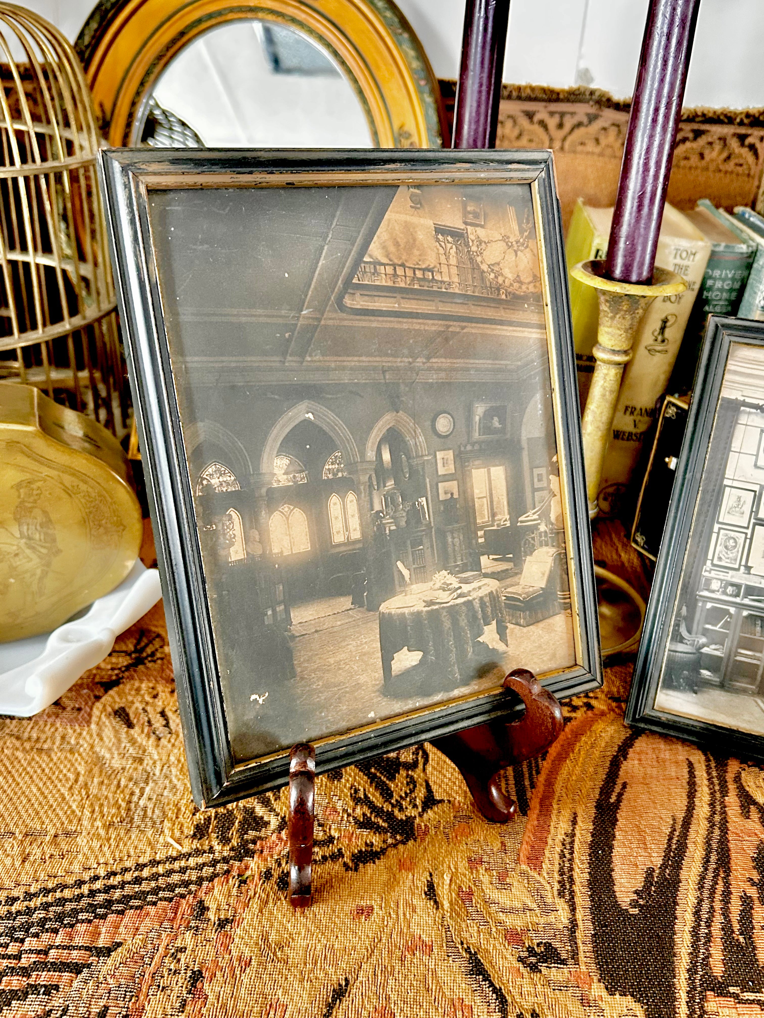 Antique Framed Sepia Photograph