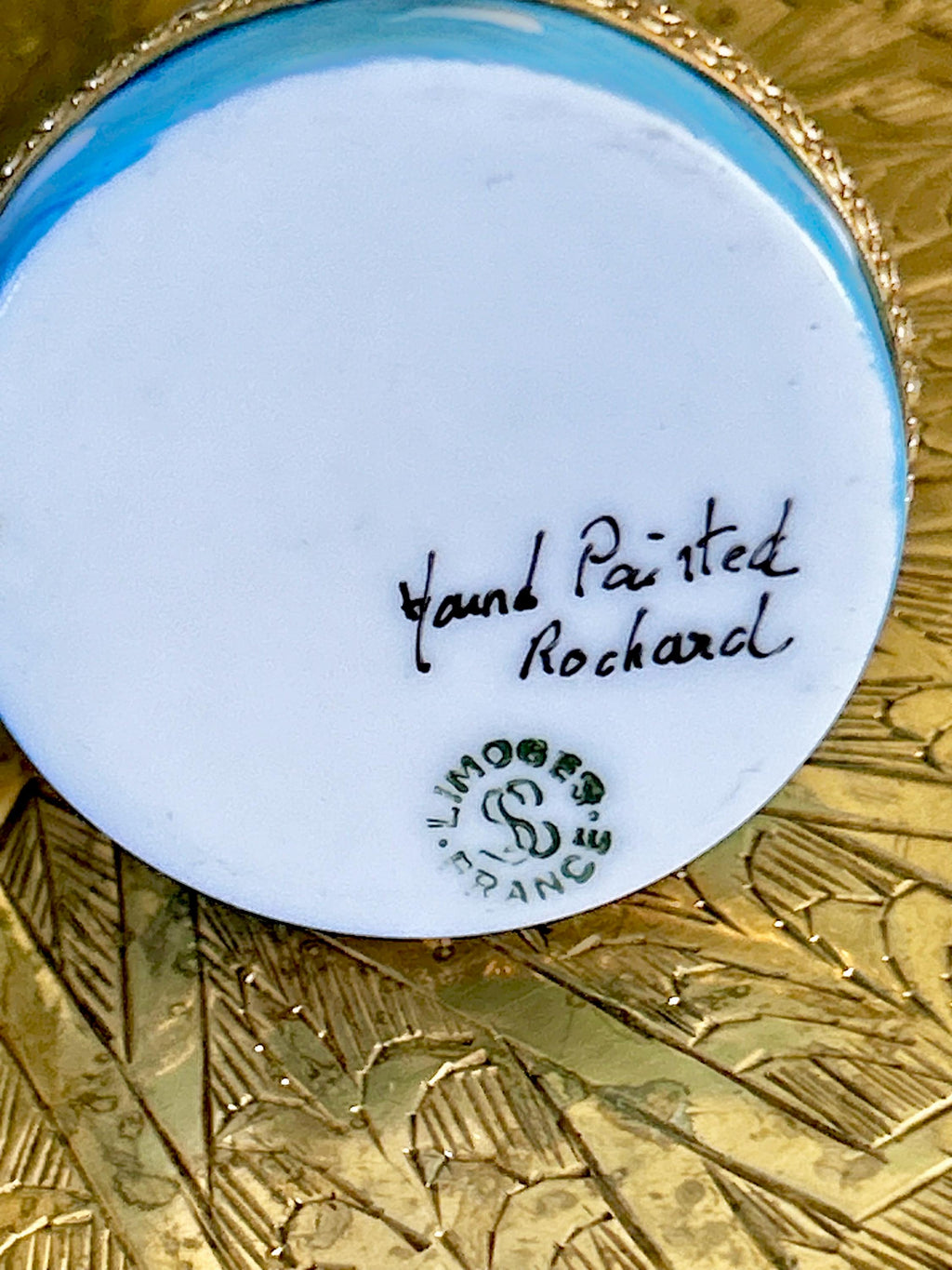 Vintage Limoges Peint Main Porcelain Boxes for Travel Enthusiasts