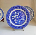 Vintage and Antique Classic Blue and White Fine China Large Plates: Choose from 5