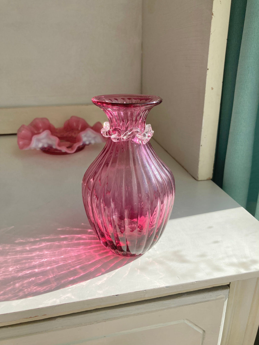 Vintage Cranberry Glass