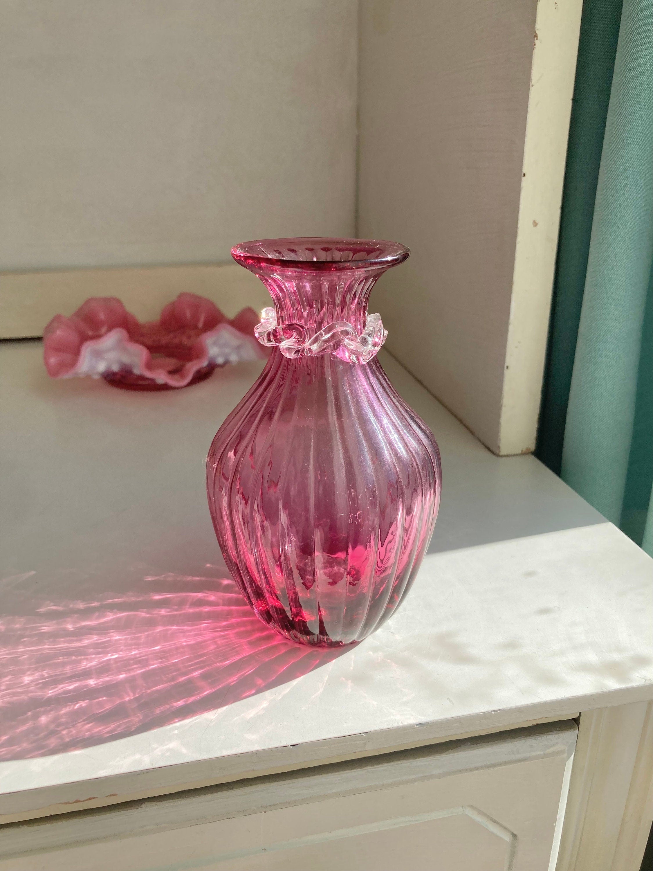 Vintage Cranberry Glass