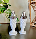 Vintage Milk Class Salt and Pepper Shakers