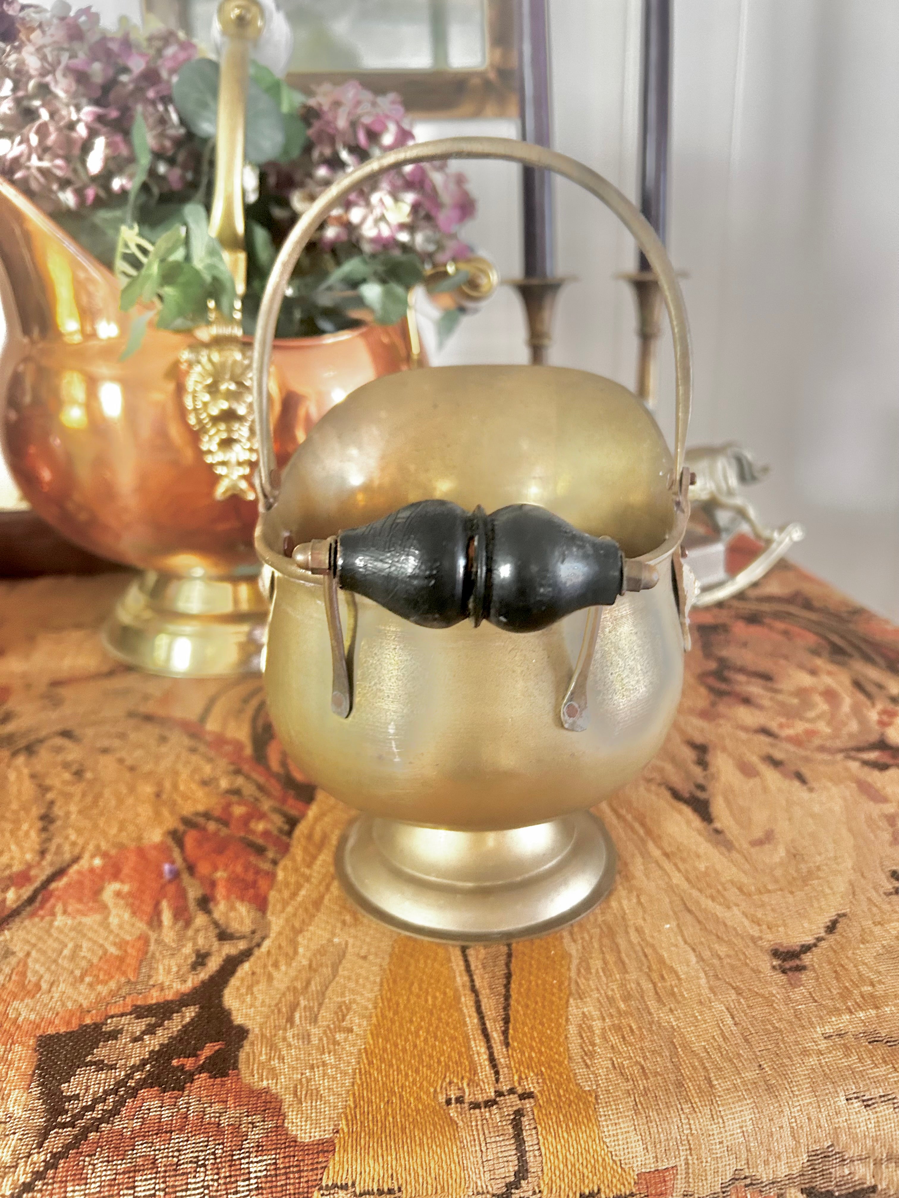 Vintage Copper and Brass Scuttles