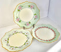 Vintage Handpainted C.T. Altwasser Porcelain Plates Set of 3