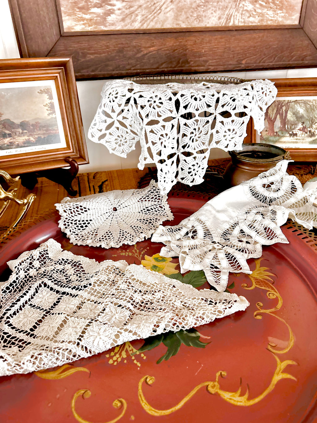 Vintage Handmade Doilies