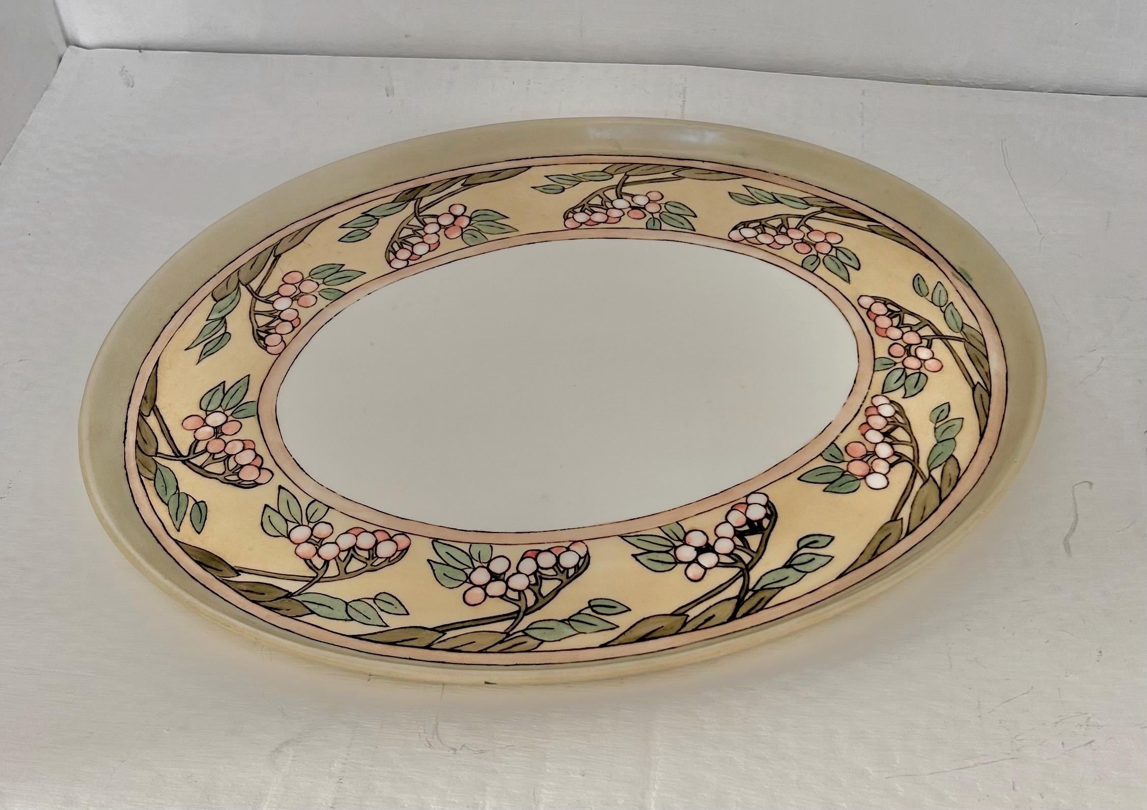 Large 14" Vintage T&V Limoges Porcelain Platter