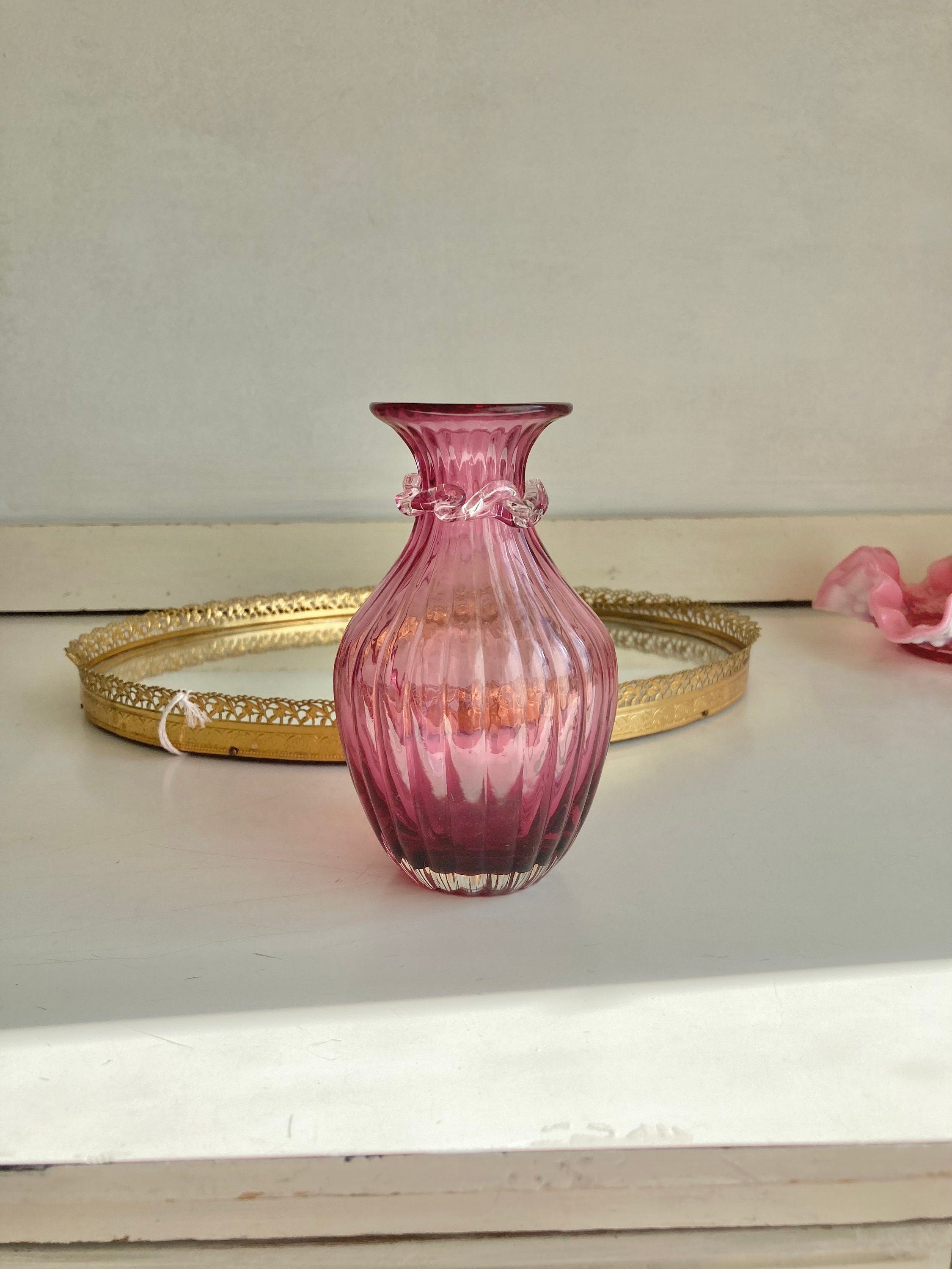 Vintage Cranberry Glass