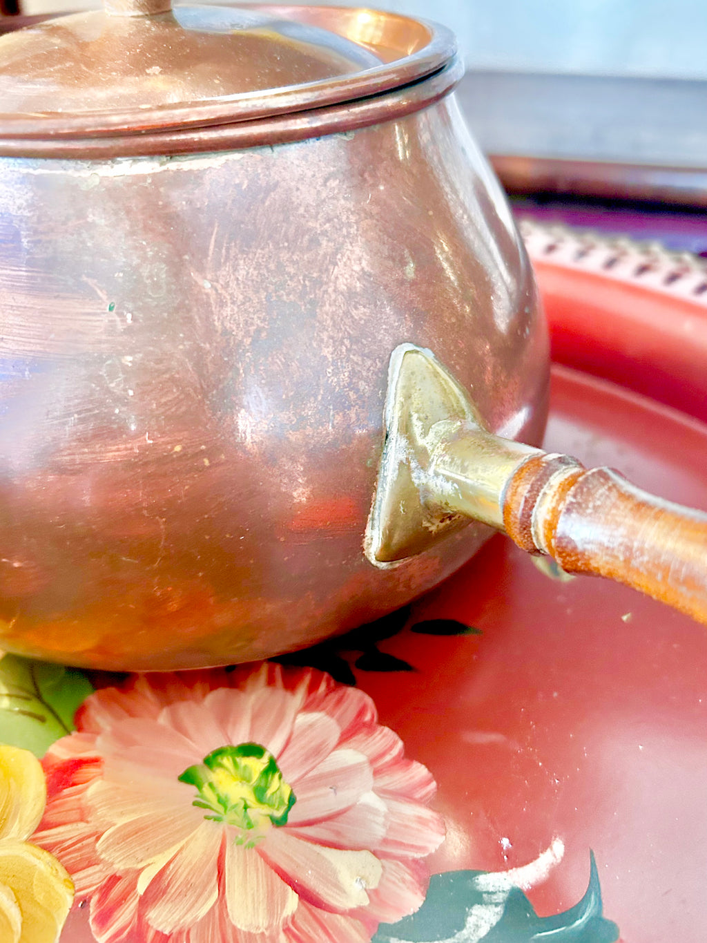 Vintage Tagus Copper Saucepan