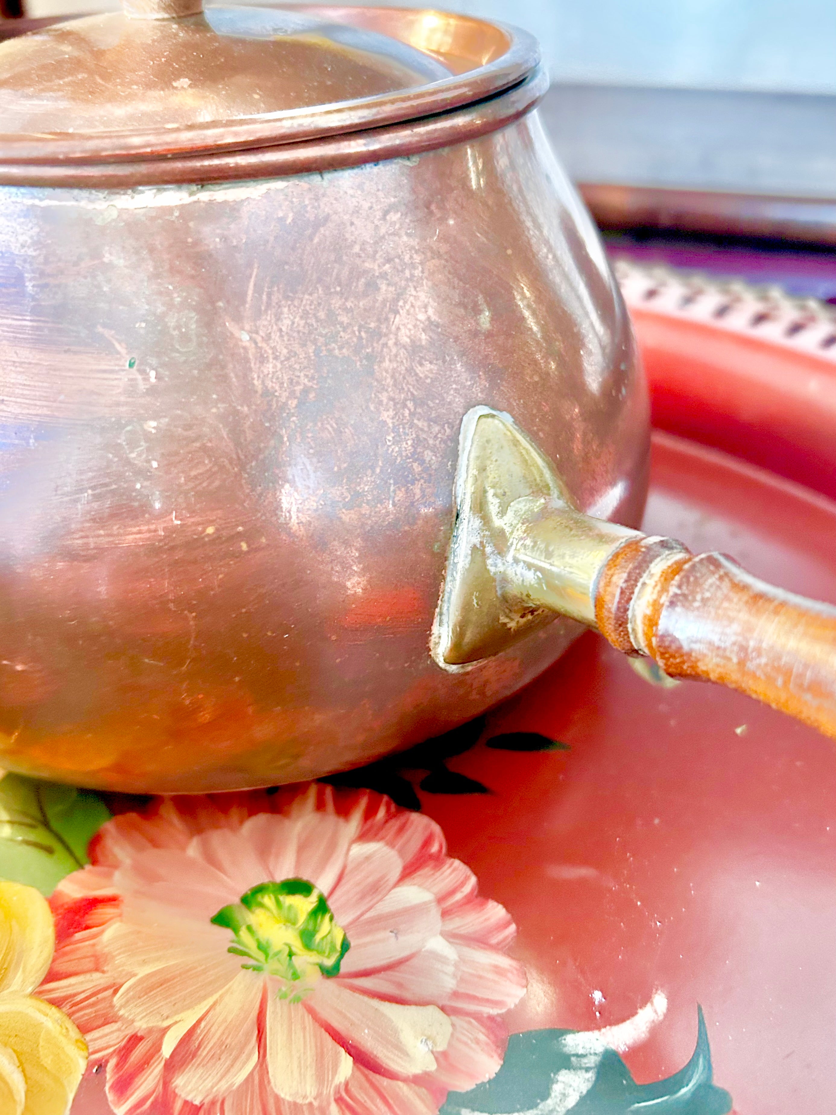 Vintage Tagus Copper Saucepan