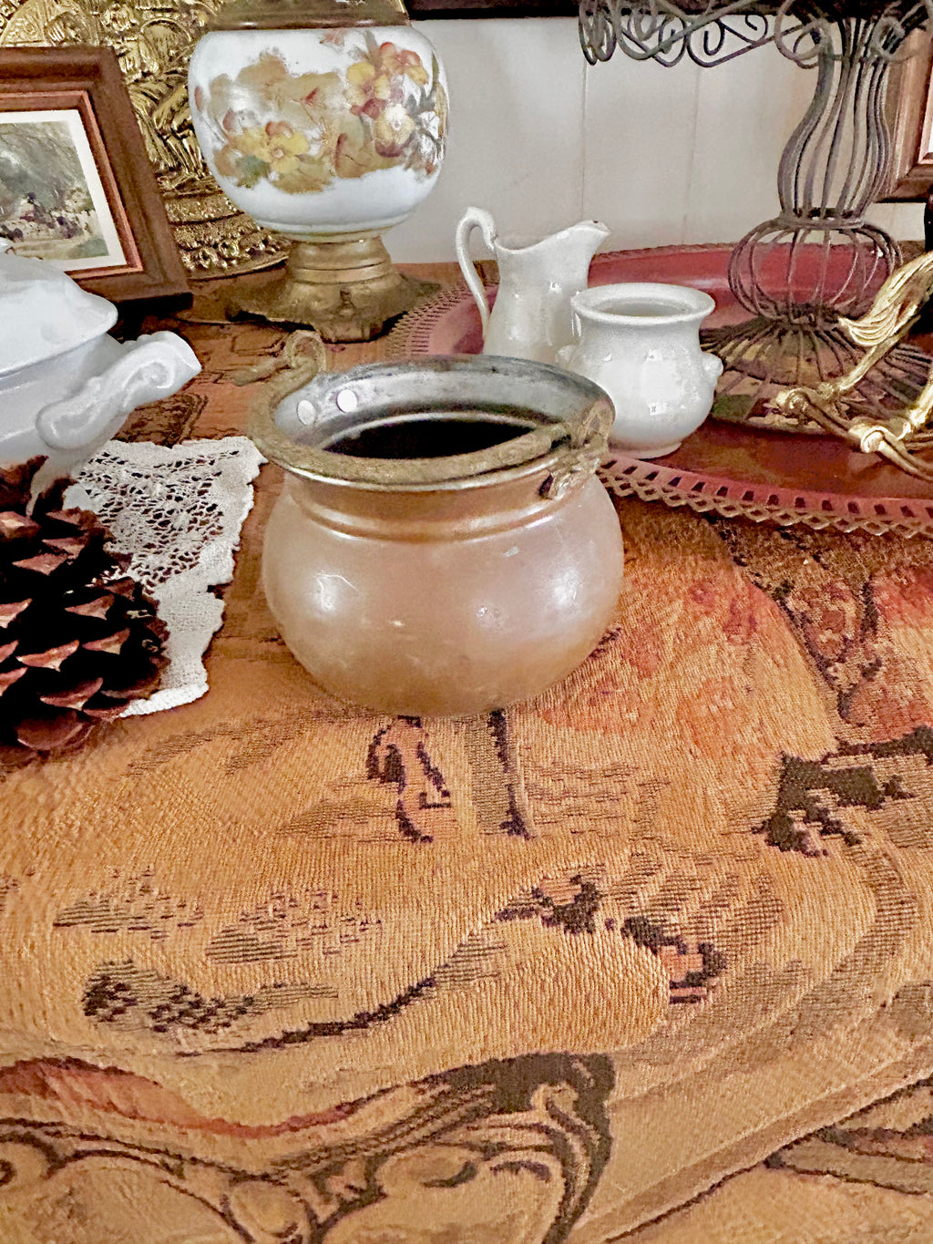 Vintage Small Copper Pot