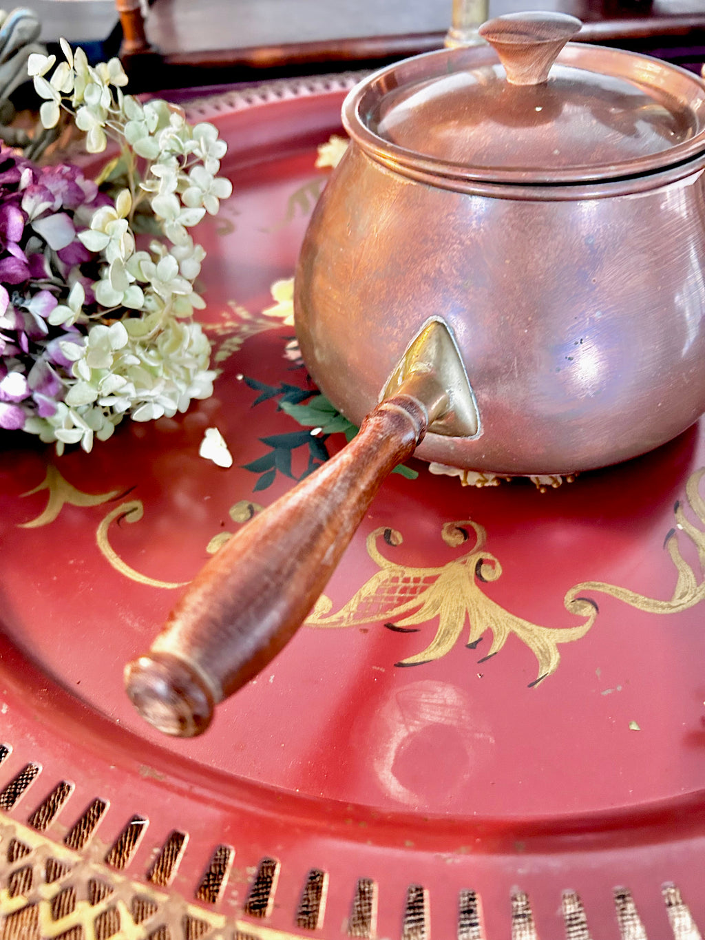 Vintage Tagus Copper Saucepan