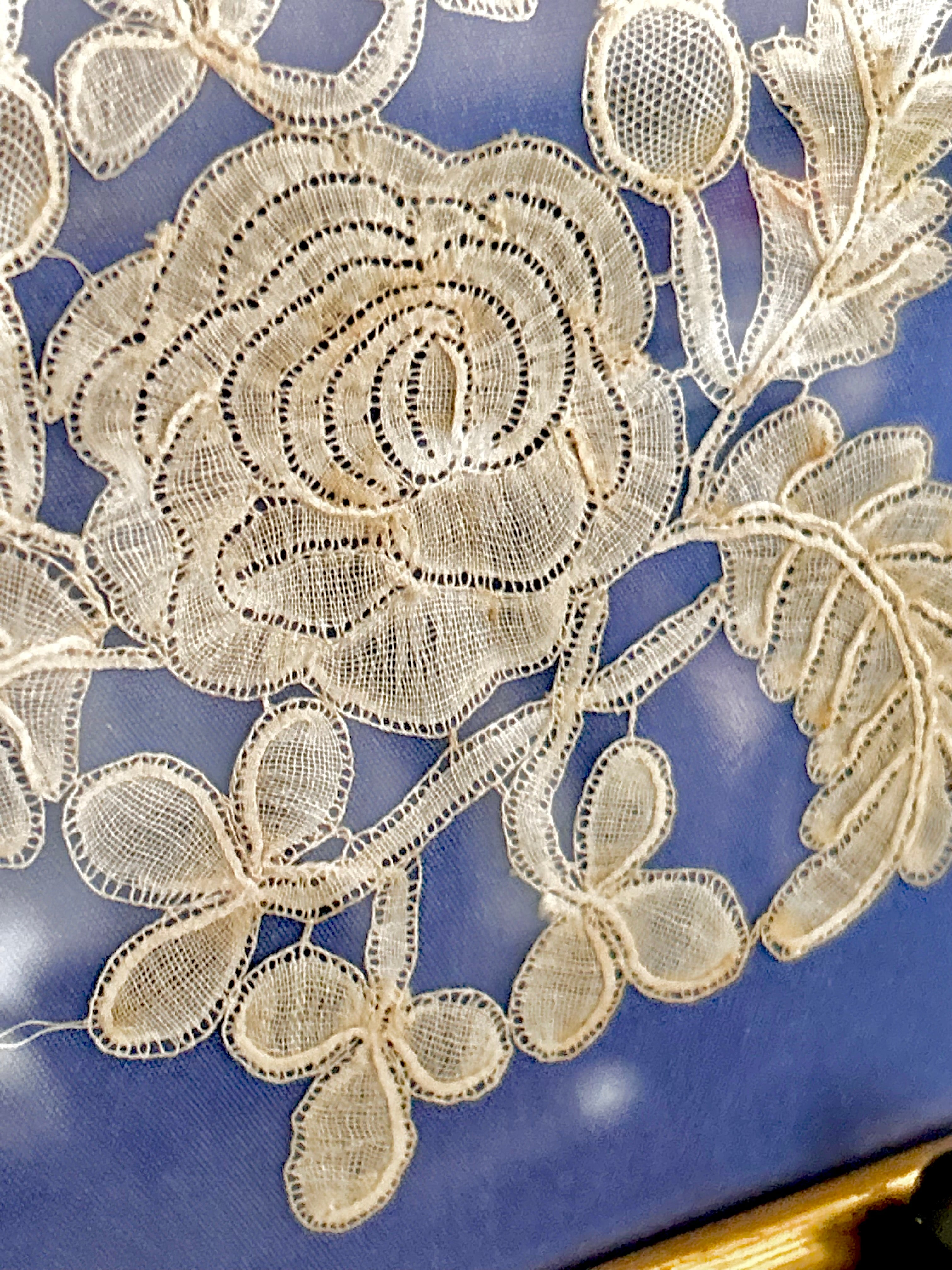 Small Vintage Framed Lace