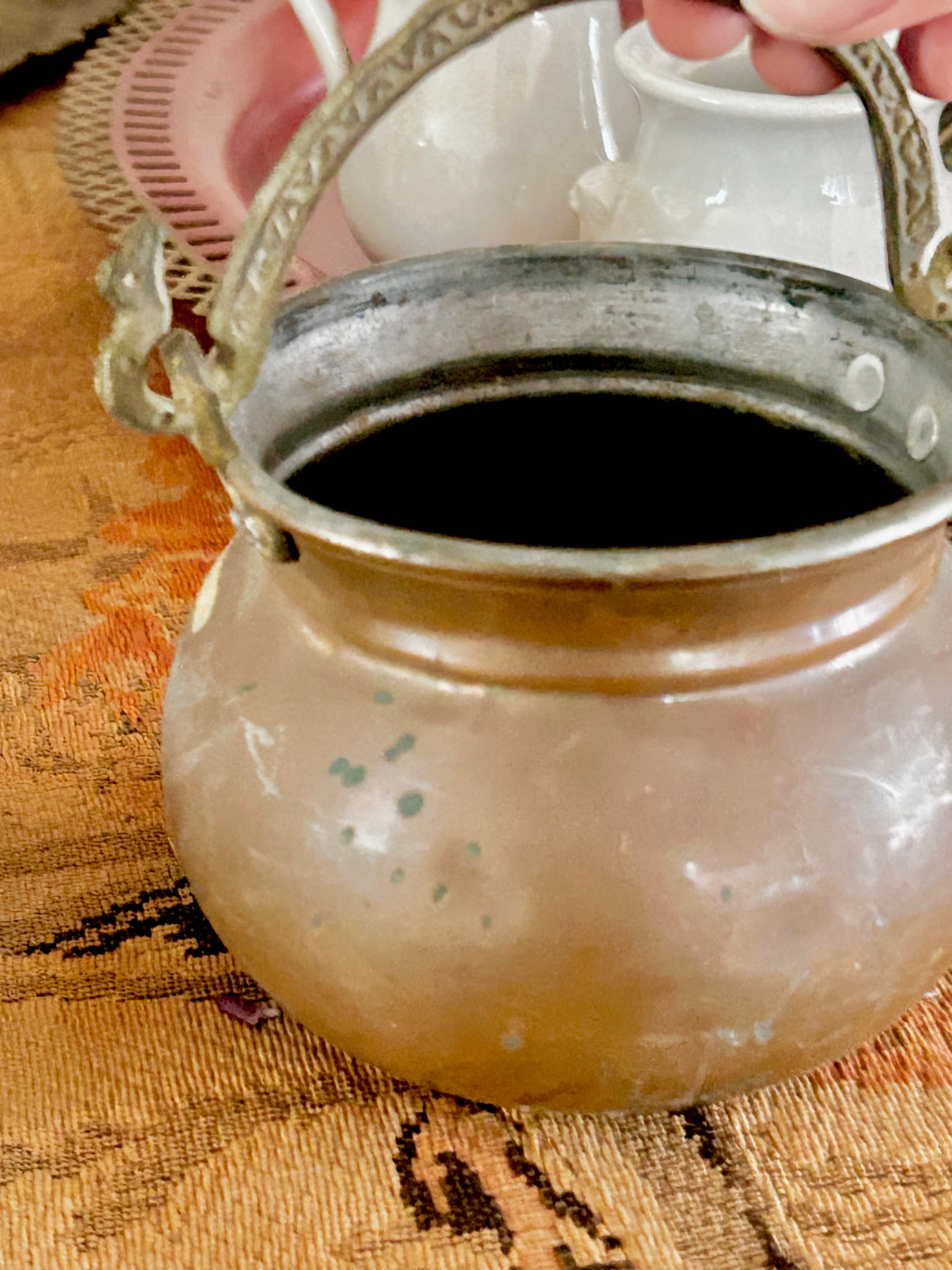 Vintage Small Copper Pot