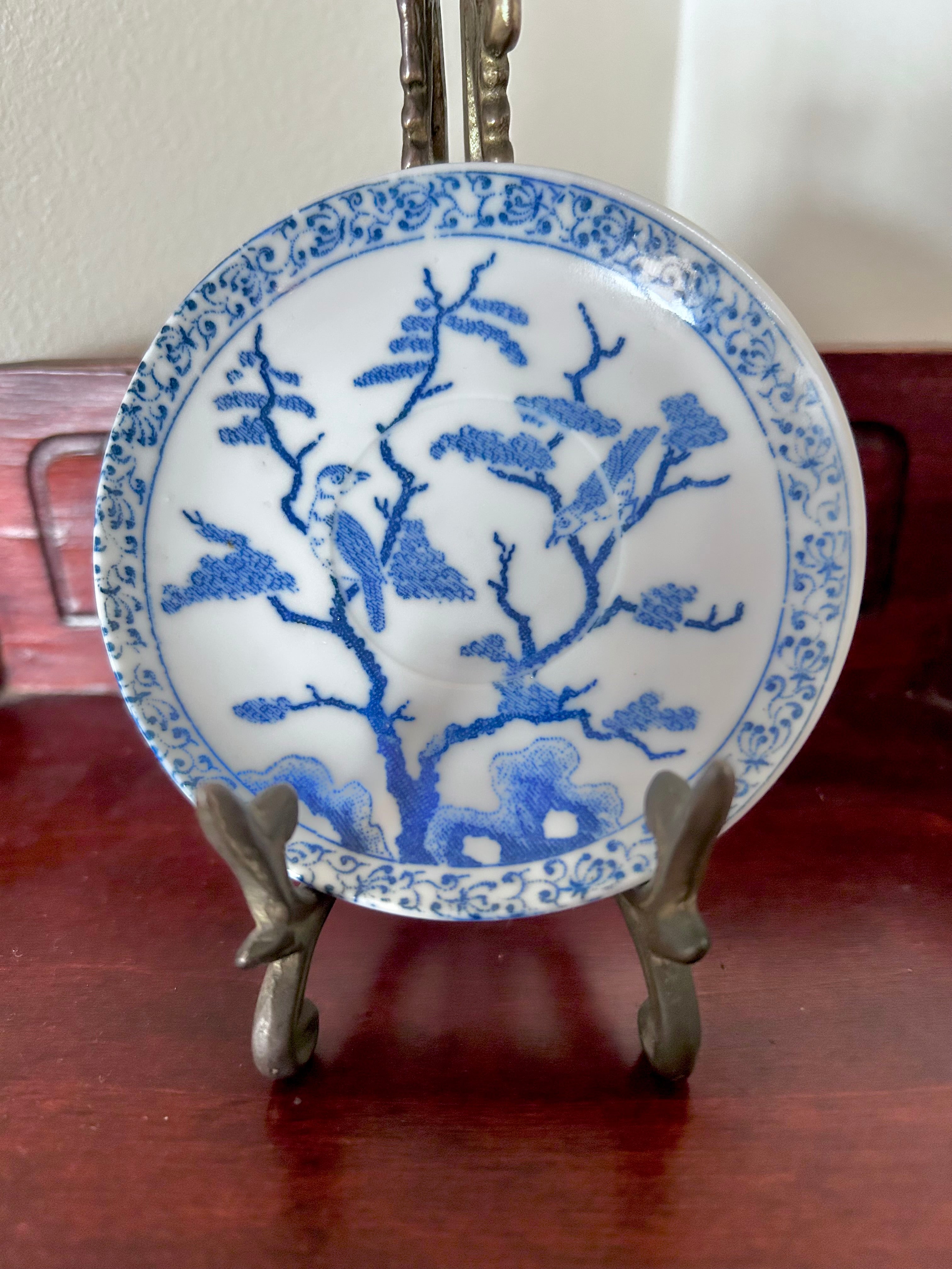 Tiny 4-inch Vintage Japanese Porcelain Plates