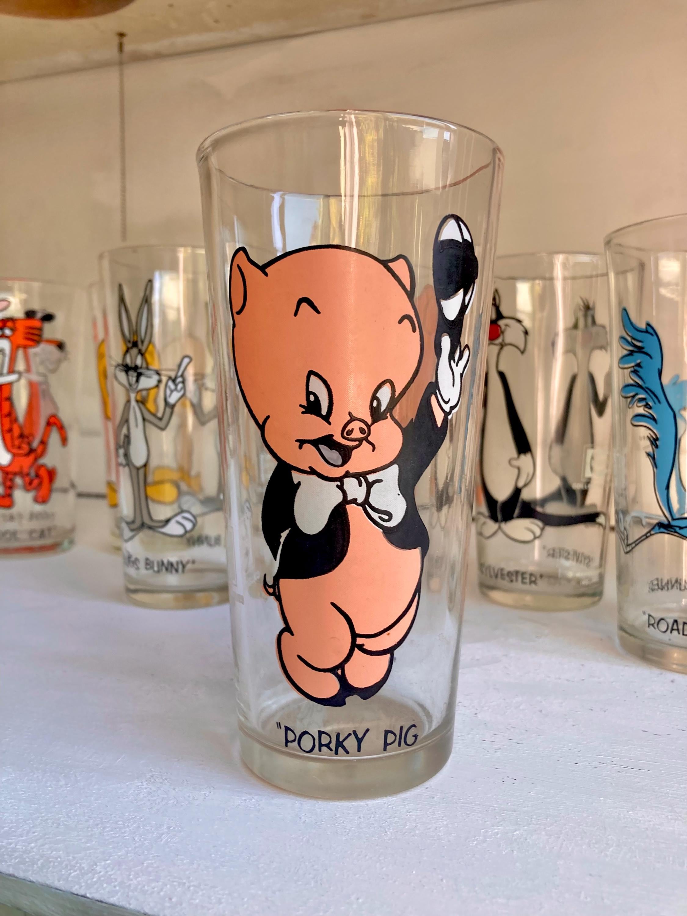 Vintage 1973 Looney Tunes Pepsi Glass - Collectible Character Drinkware