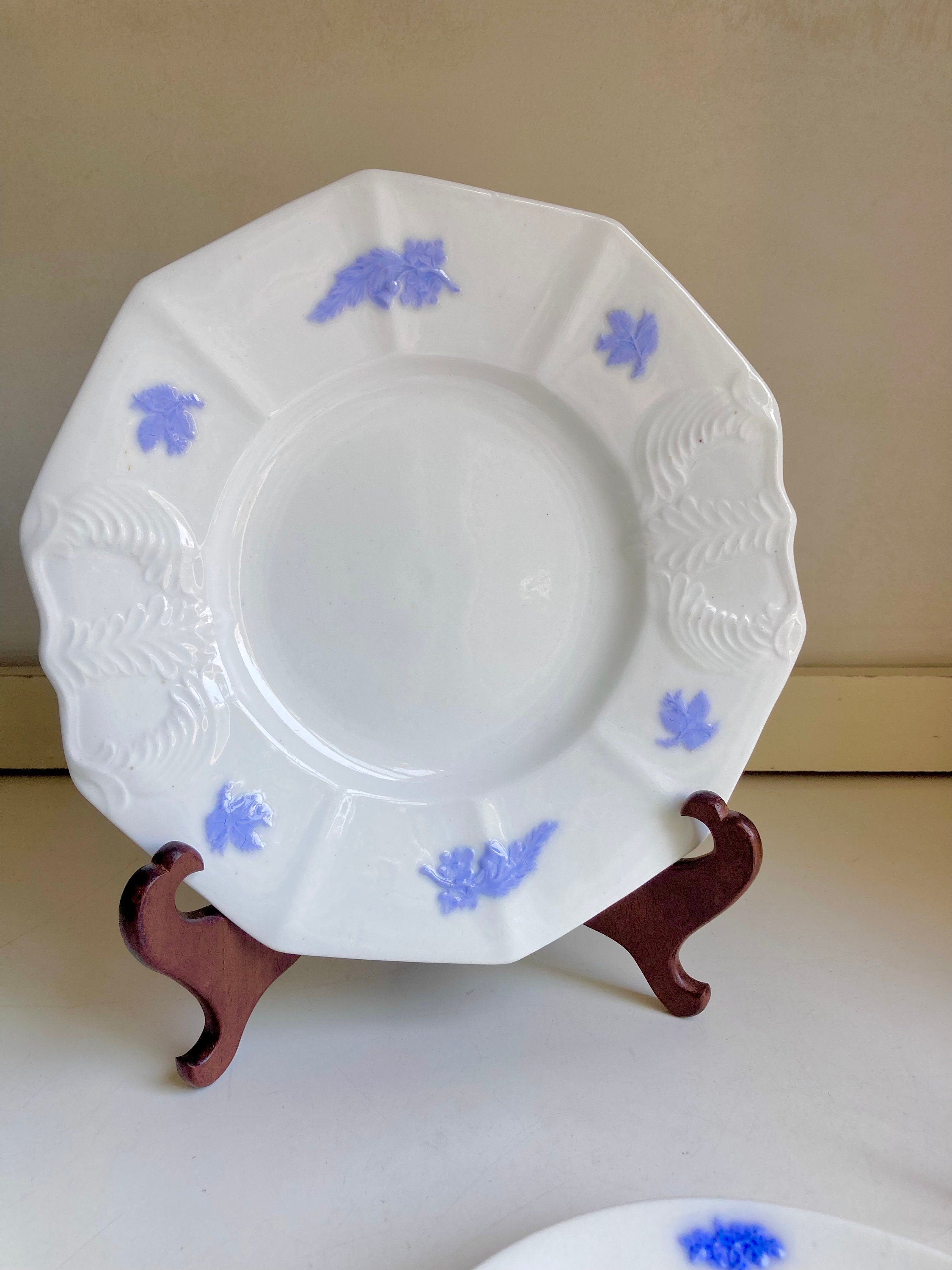Antique Adderly Chelsea Pattern Fine China-Periwinkle Blue and White-Choose from various options