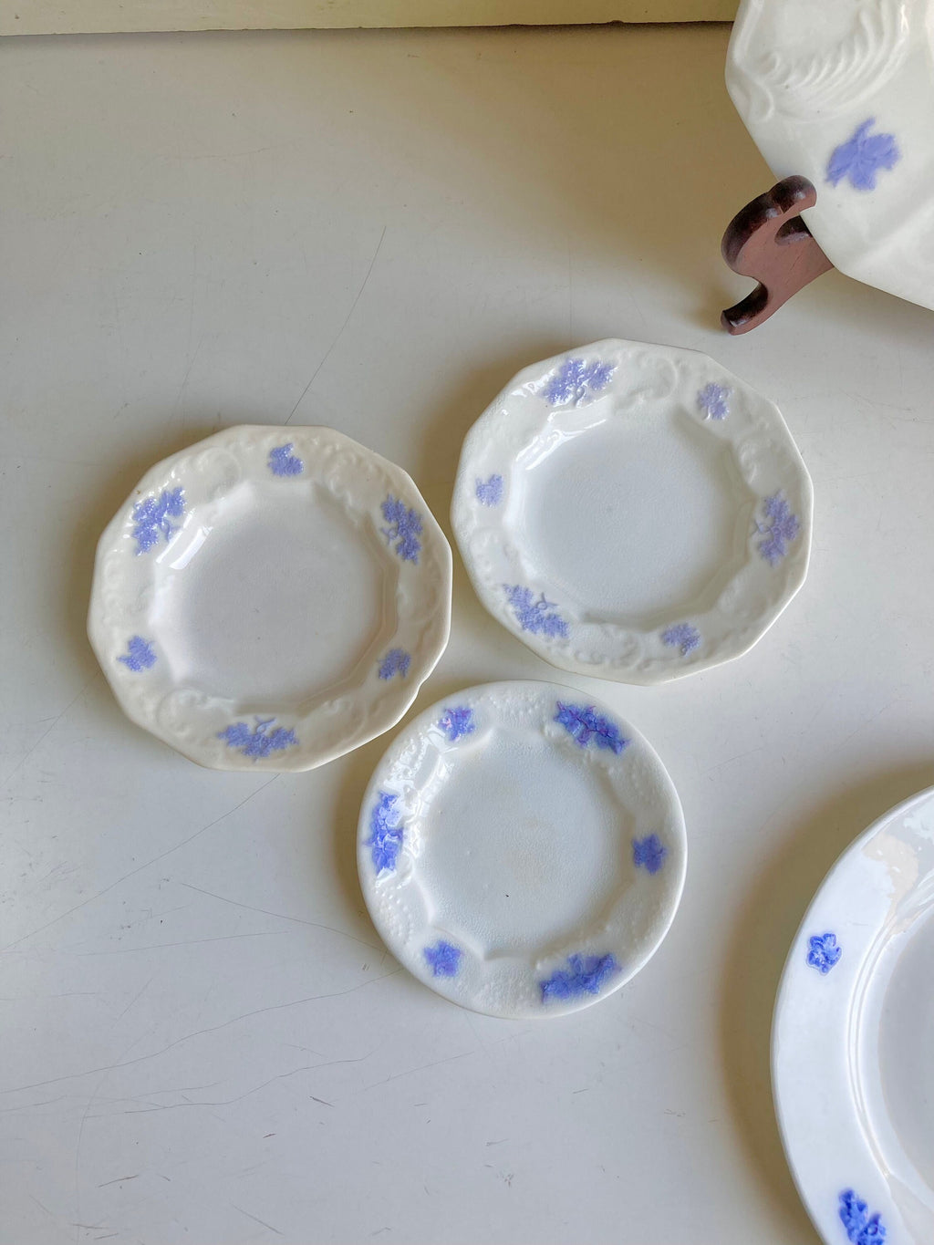 Antique Adderly Chelsea Pattern Fine China-Periwinkle Blue and White-Choose from various options