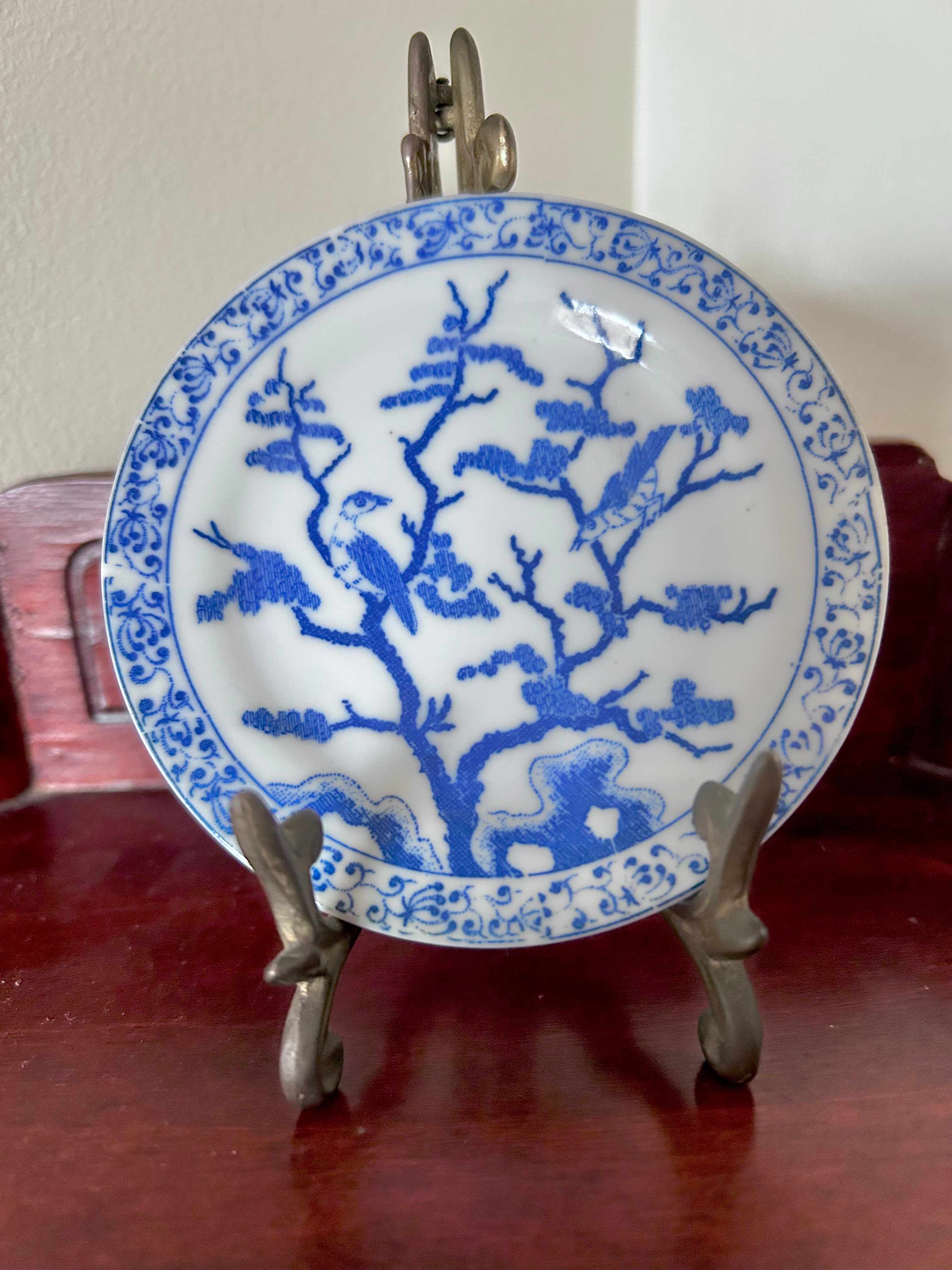Tiny 4-inch Vintage Japanese Porcelain Plates