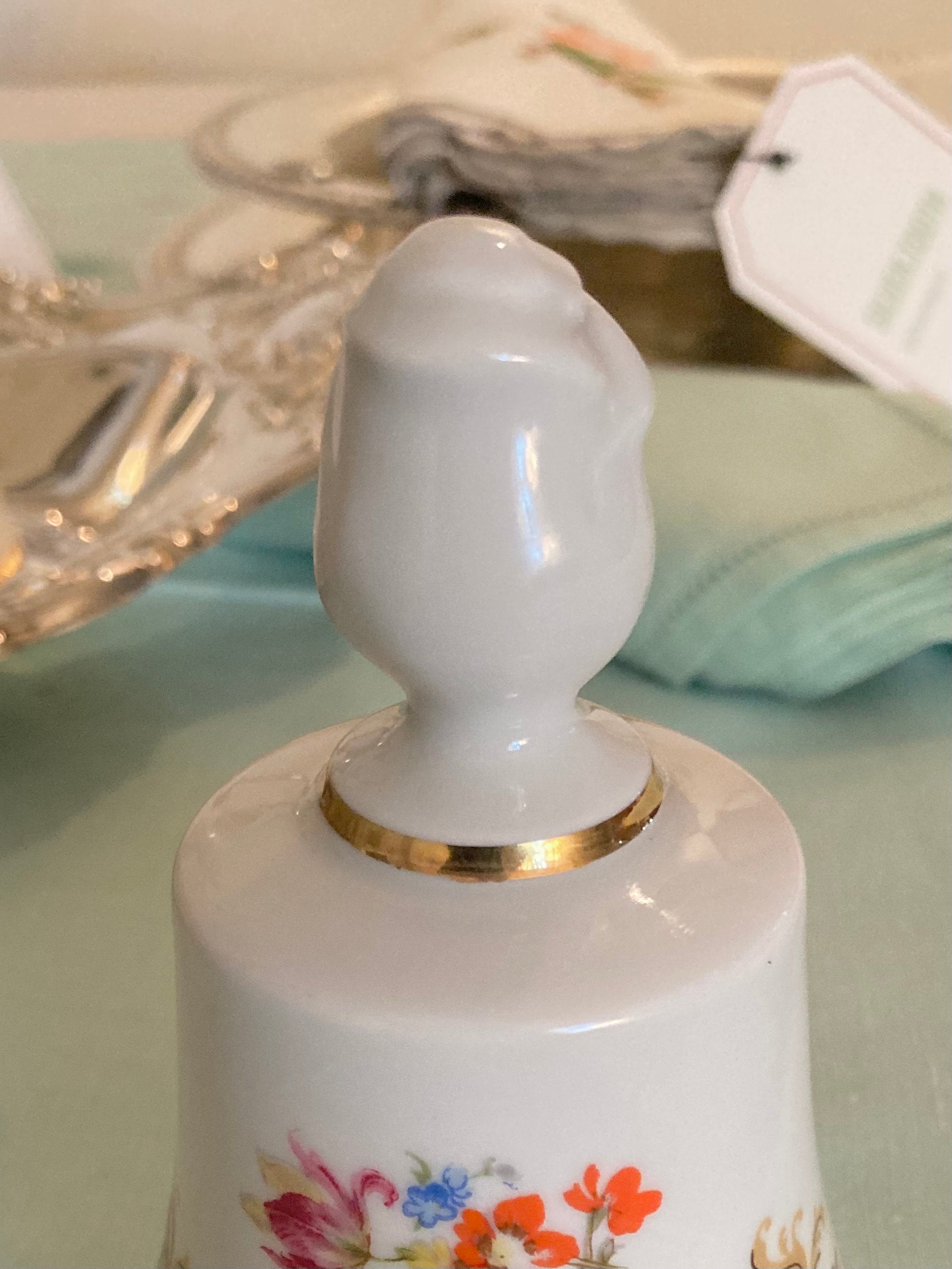 Vintage Porcelain Bell - Bareuther Waldsassen for Danbury Mint