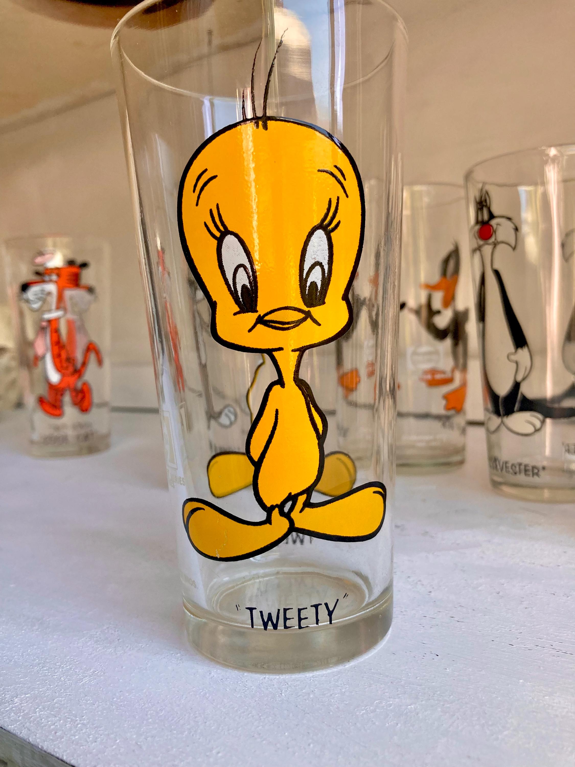 Vintage 1973 Looney Tunes Pepsi Glass - Collectible Character Drinkware