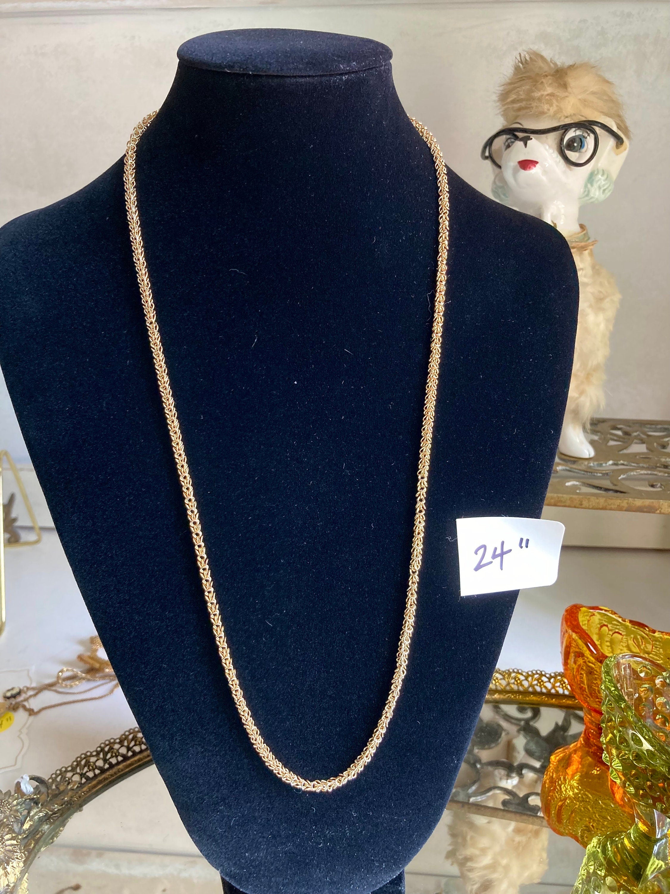 Vintage Pendant and Chain Necklaces - Choose from Four