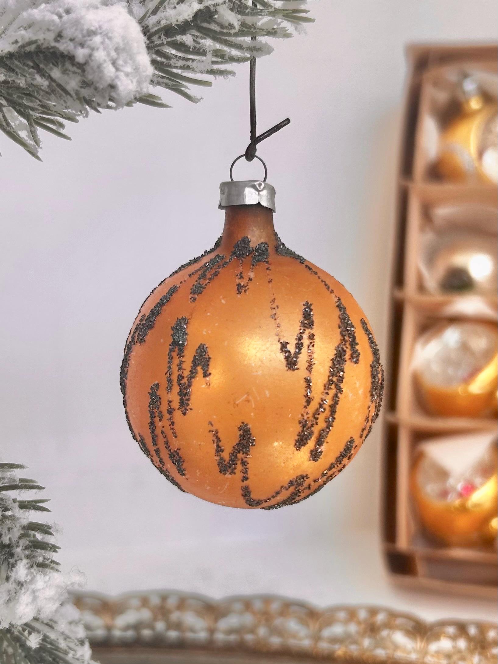 Vintage Mercury Glass Christmas Ornaments - Tree Ornaments of various designs and colors - Sold individually
