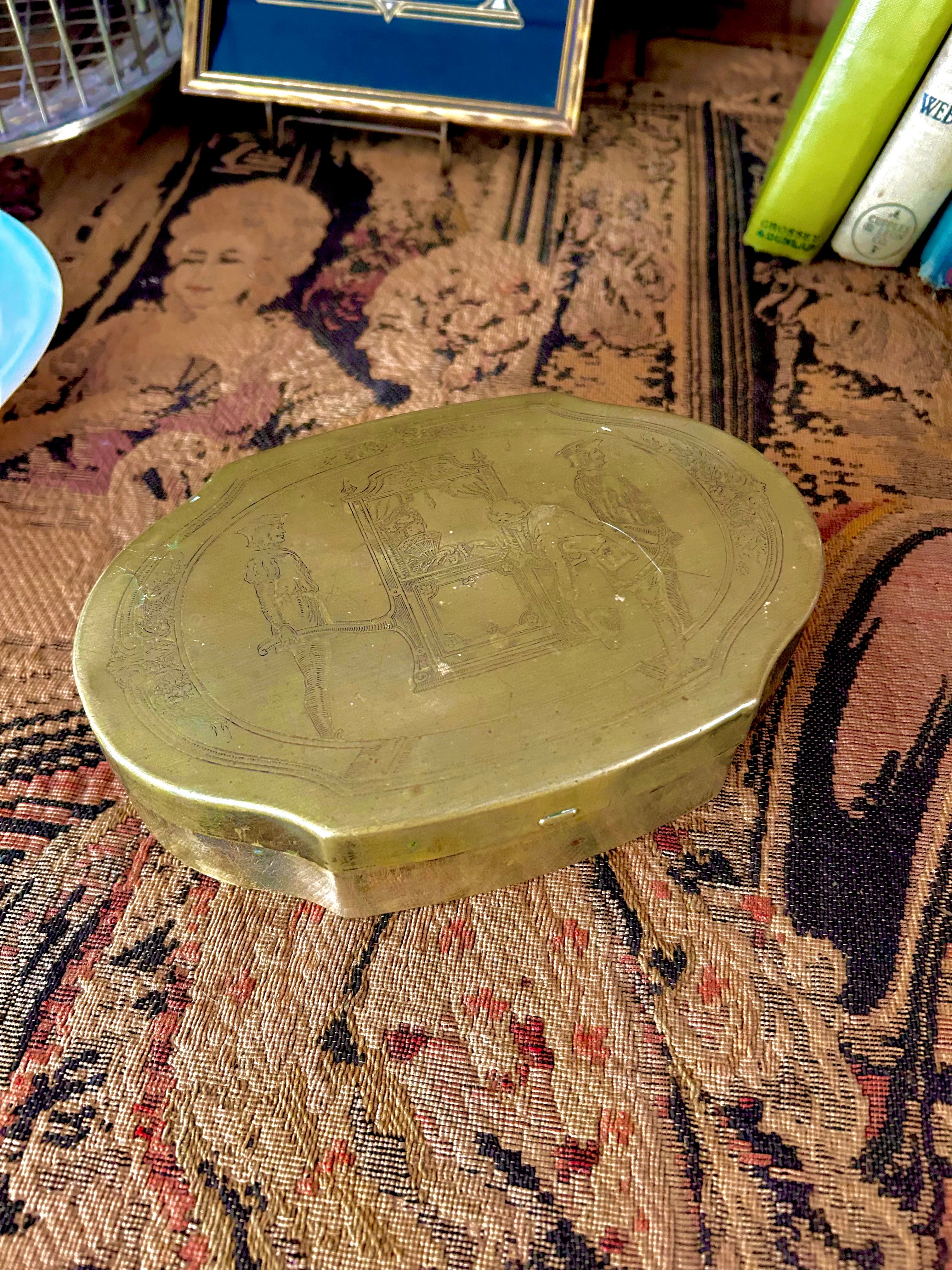 Vintage Shrafft's Boston Hinged Tin