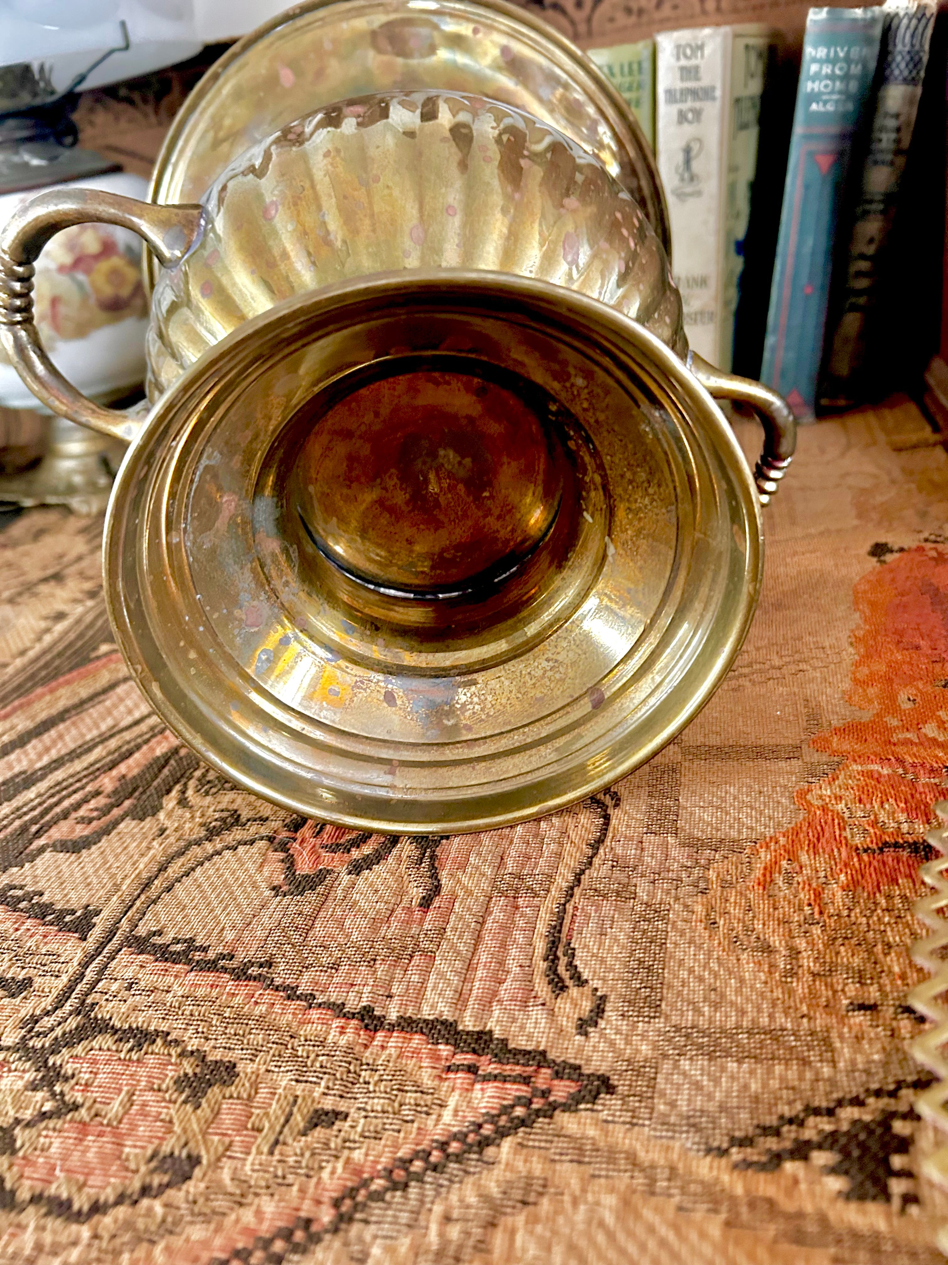 Vintage Brass Champagne Bucket
