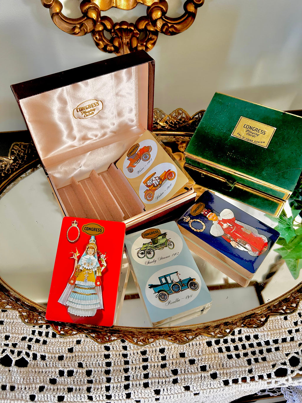 Congress Vintage Playing Card Decks in Box