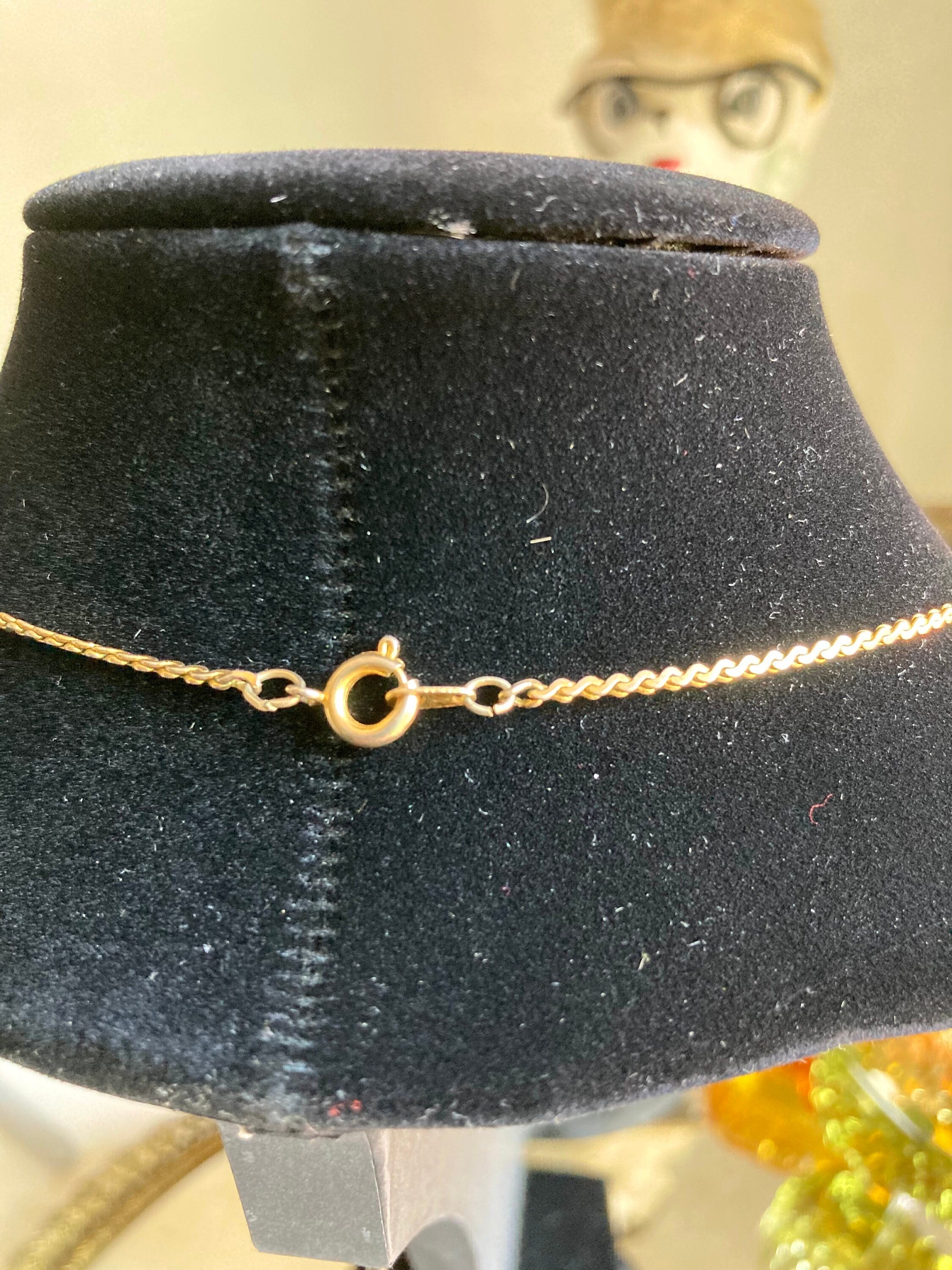Vintage Pendant and Chain Bold Costume Jewelry Necklaces - Choose from Four