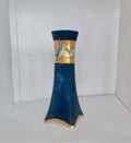 Heinrich & Co Selb Antique Vase with Bluebirds, Large Dark Blue