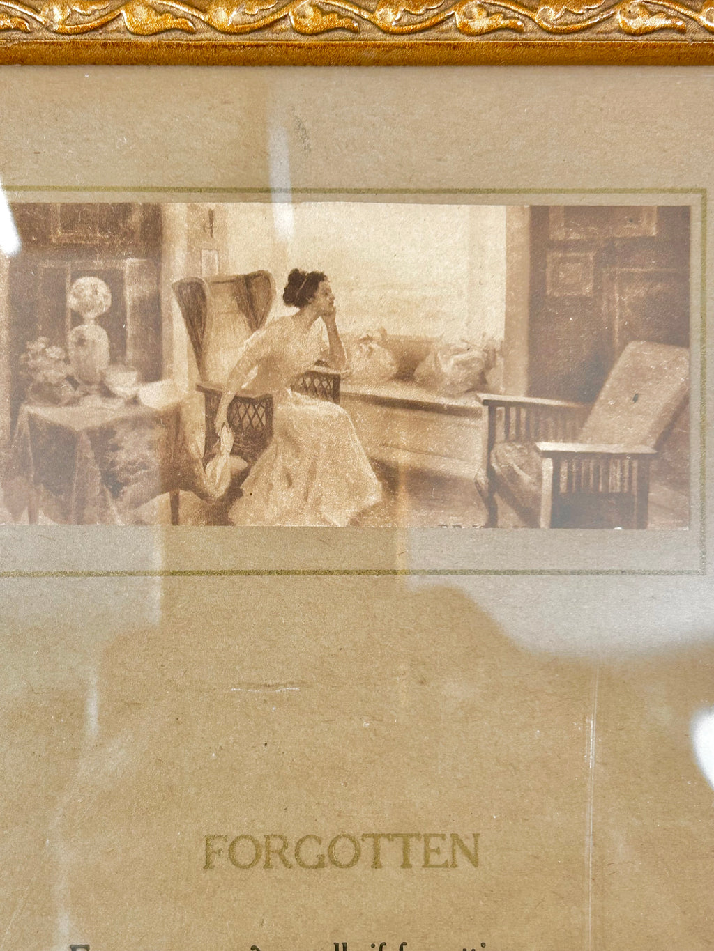 Vintage Framed Poem
