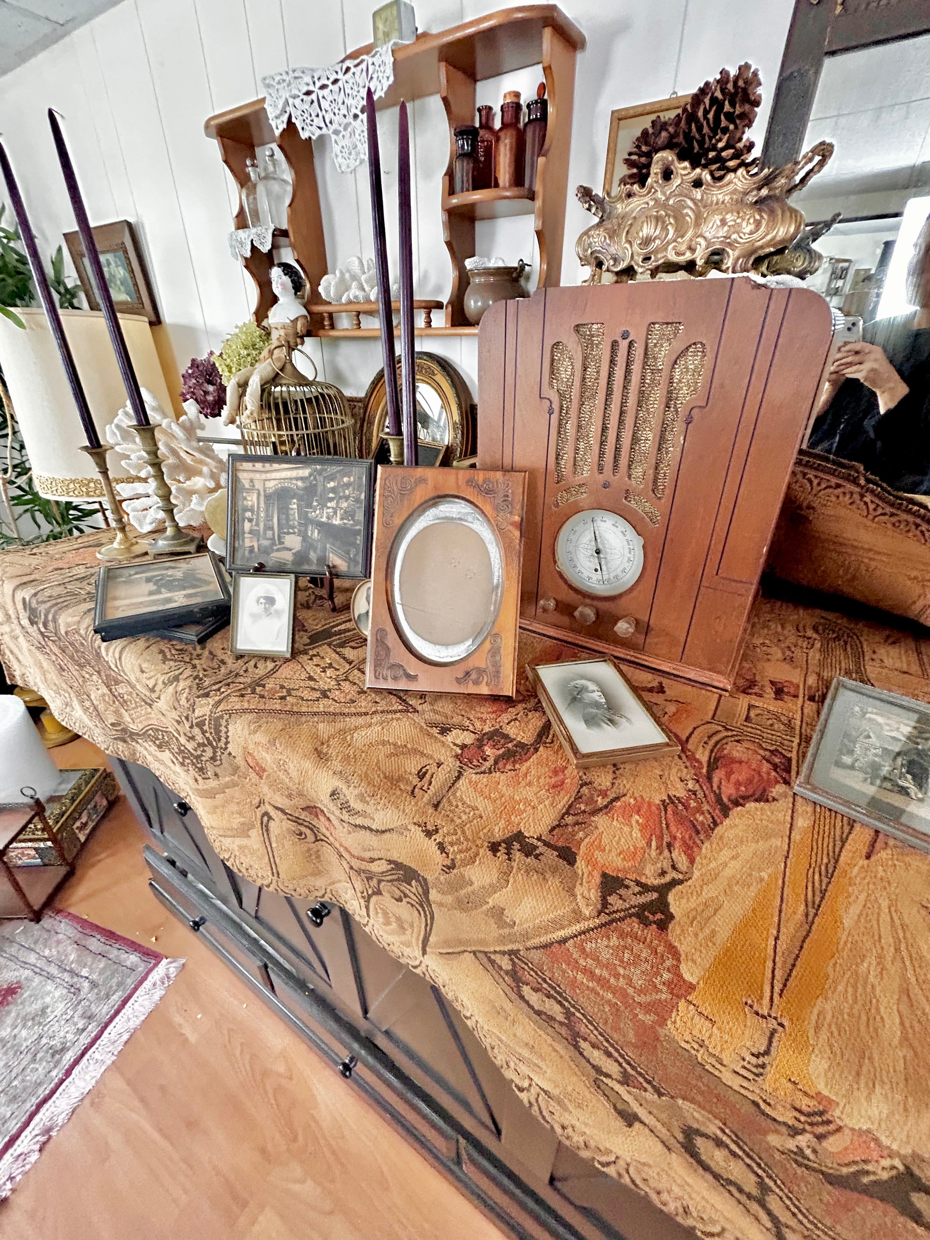 Vintage Wooden Portrait Frame