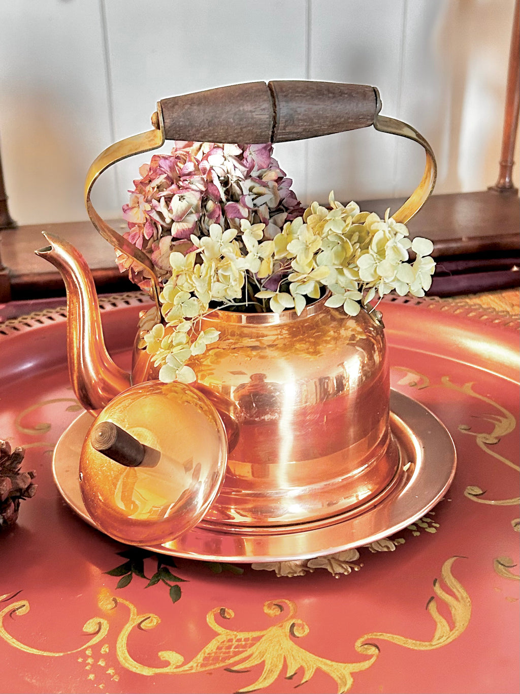 Vintage Copral Portugal Copper Kettle