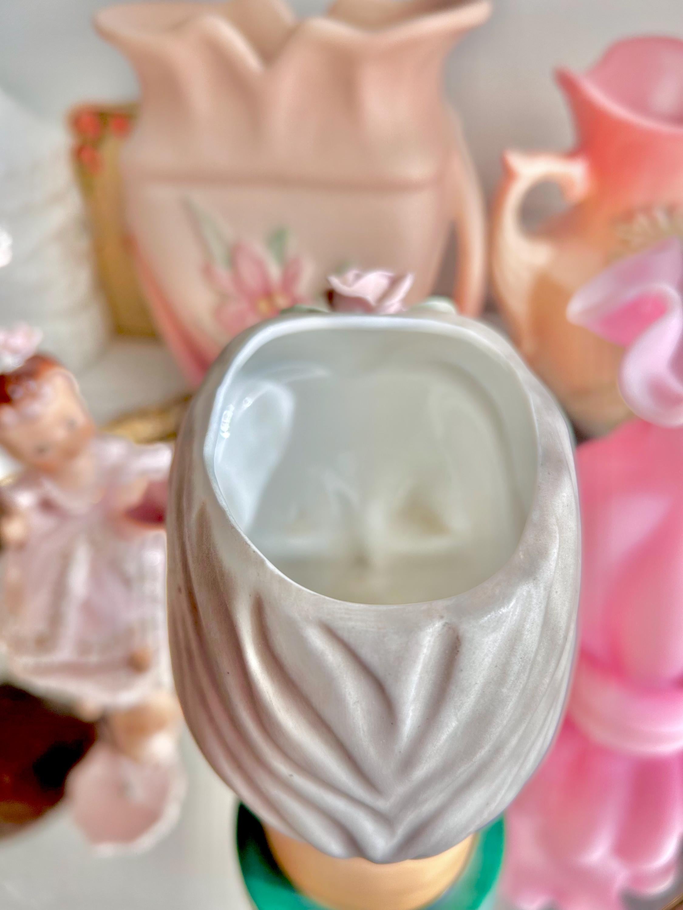 Vintage Ucagco Head Vase: Handpainted Ceramic Lady with Turban