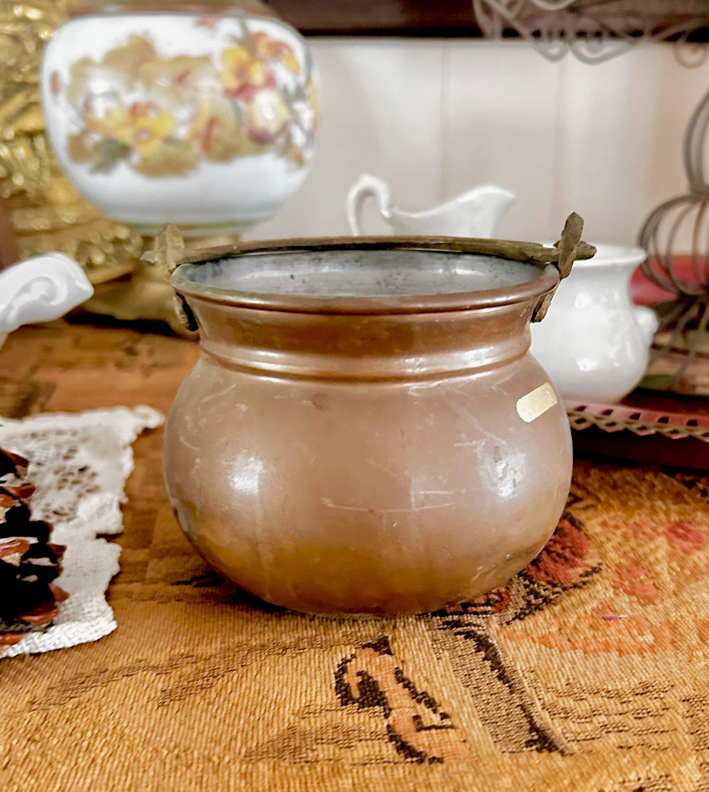 Vintage Small Copper Pot