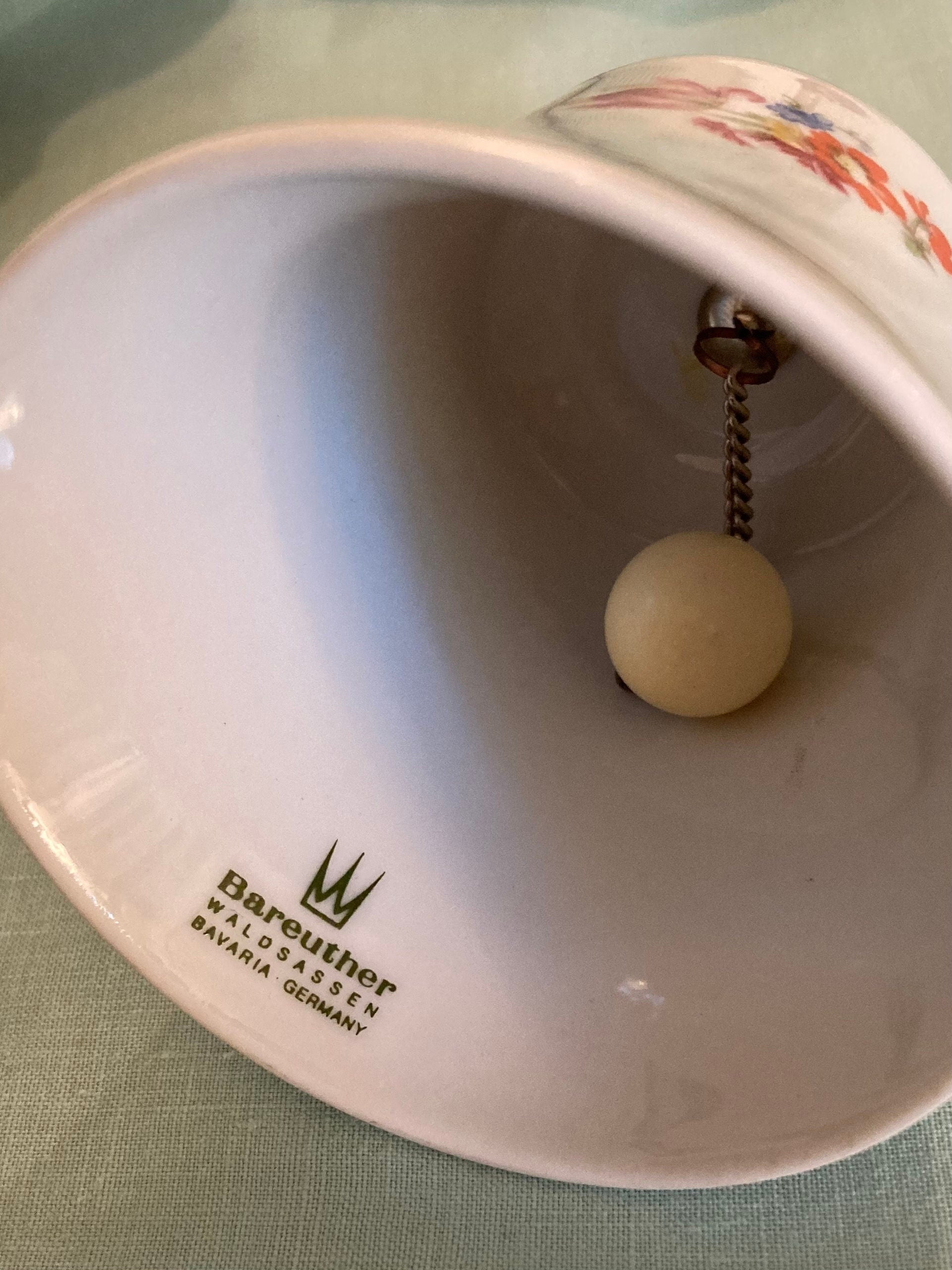 Vintage Porcelain Bell - Bareuther Waldsassen for Danbury Mint