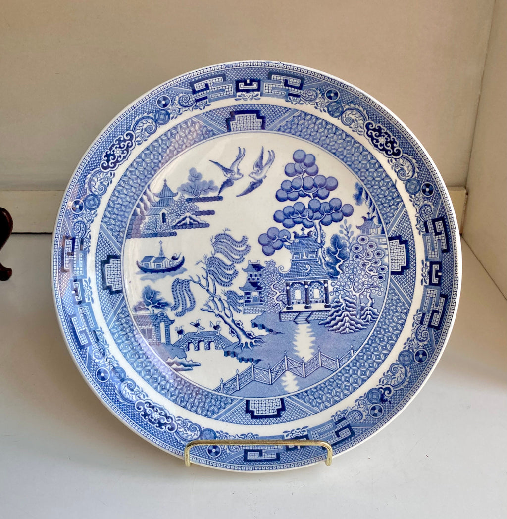 Vintage and Antique Classic Blue and White Fine China Large Plates: Choose from 5