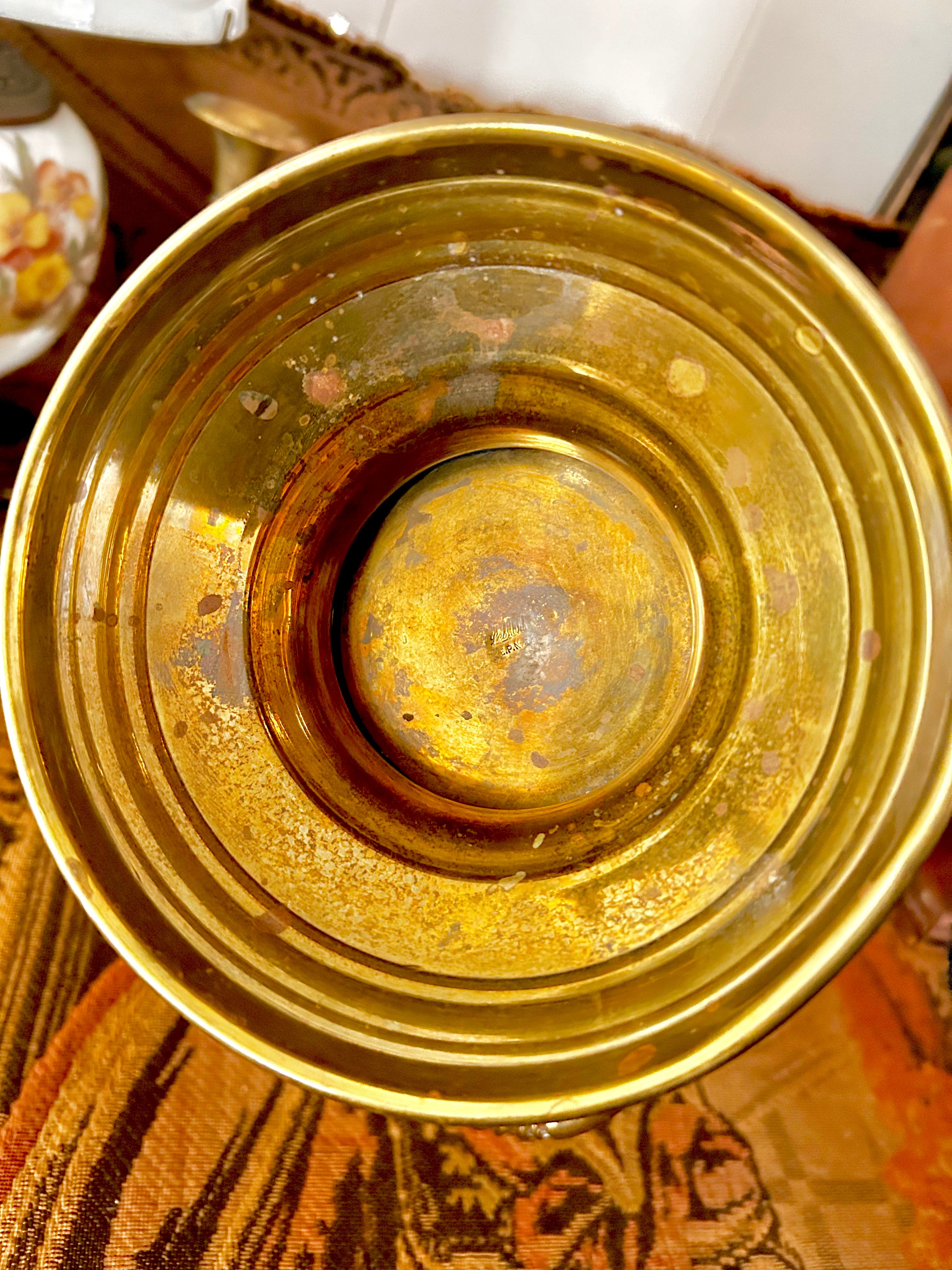 Vintage Brass Champagne Bucket