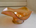 Vintage FENTON Blackberry Spray Carnival Glass Bowl - Marigold Bon bon Dish