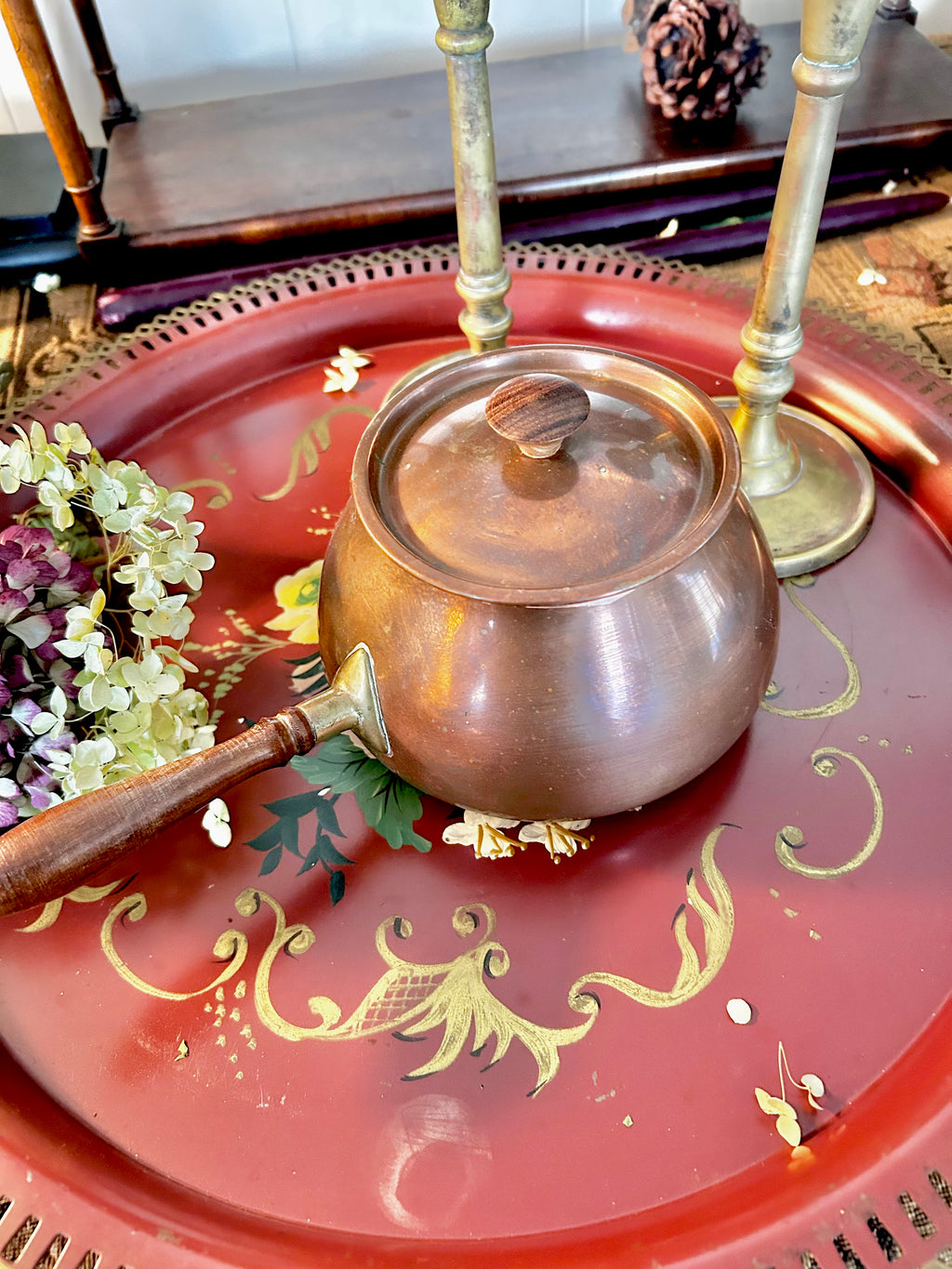 Vintage Tagus Copper Saucepan