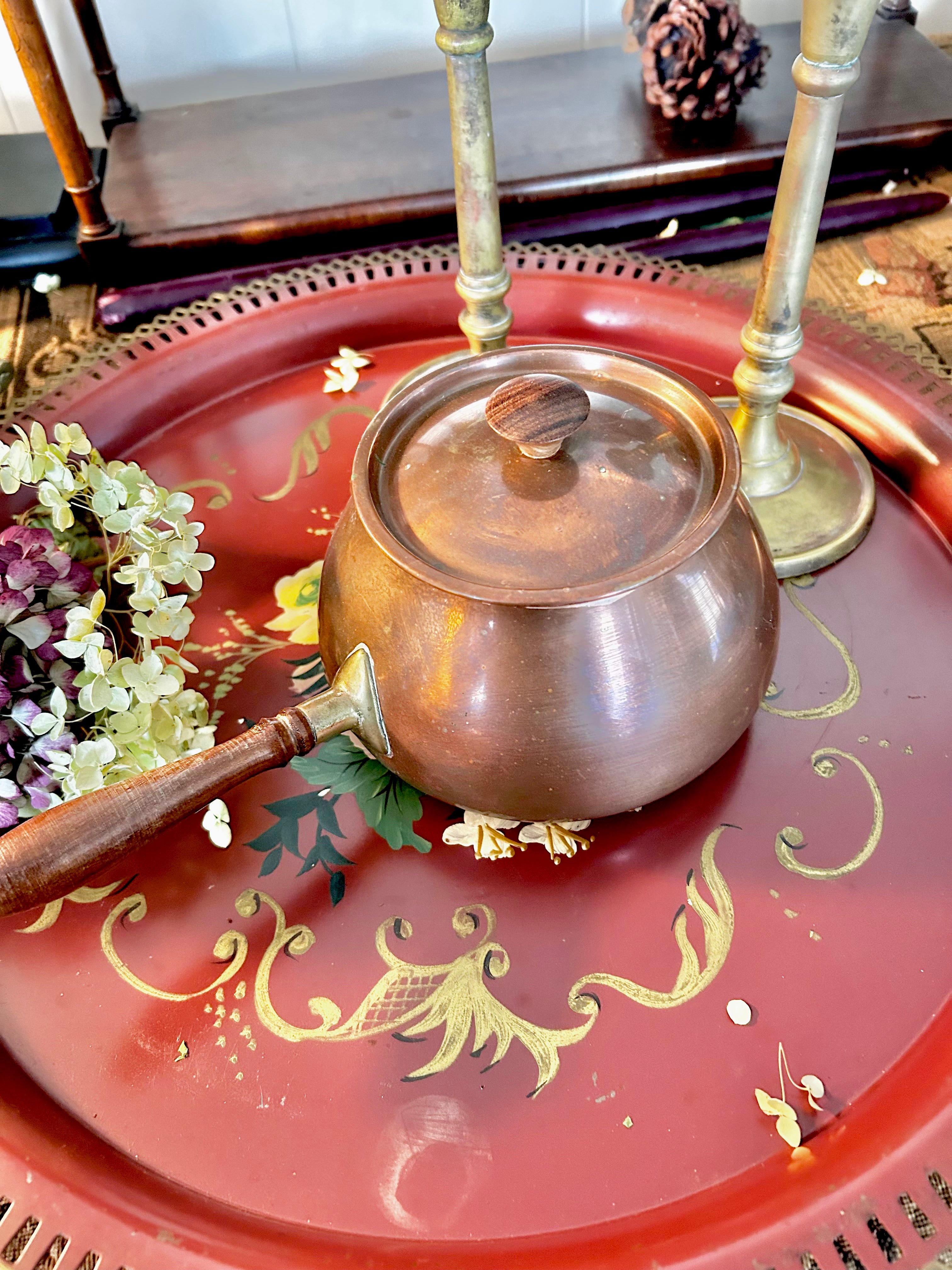 Vintage Tagus Copper Saucepan