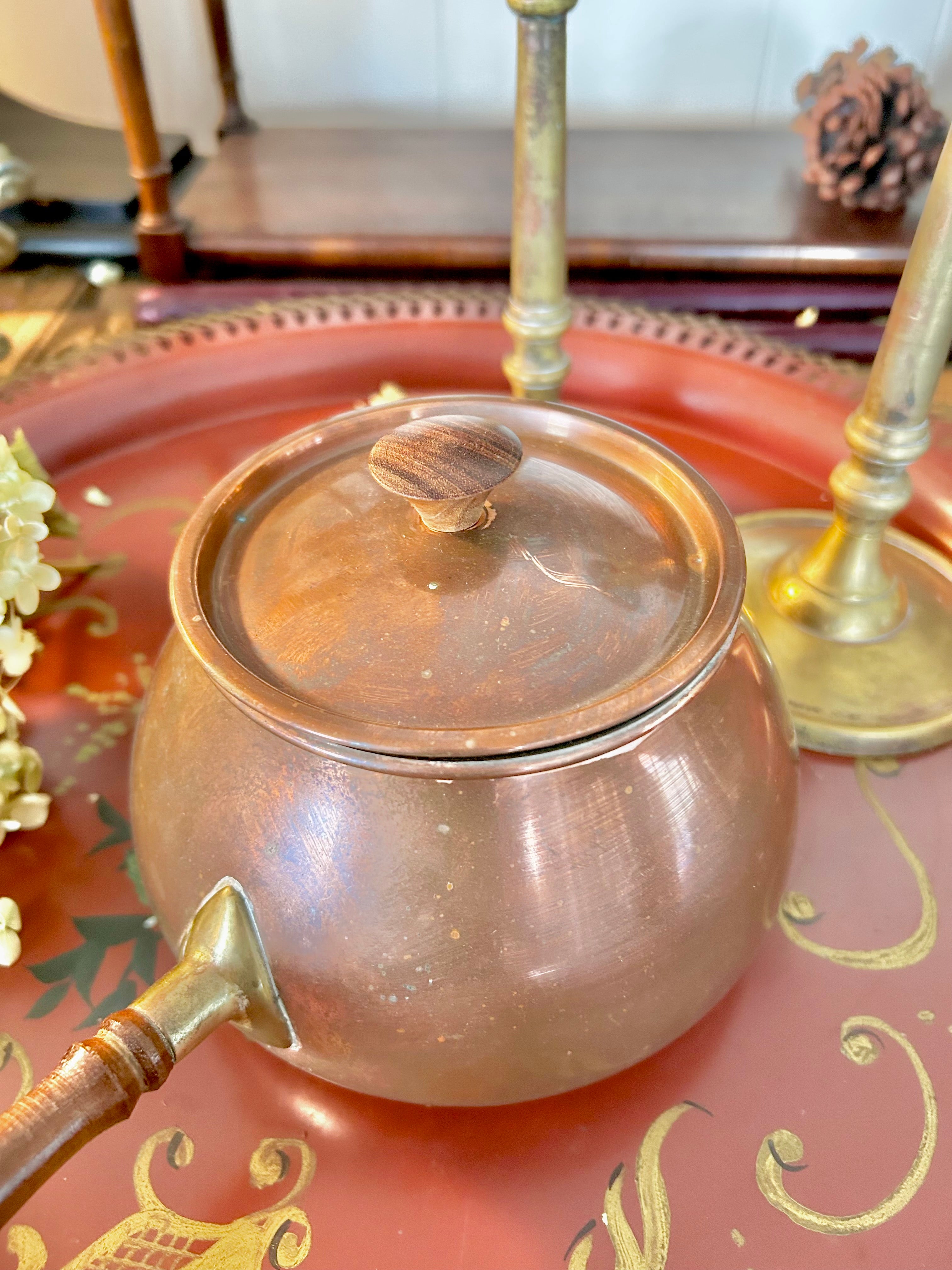 Vintage Tagus Copper Saucepan