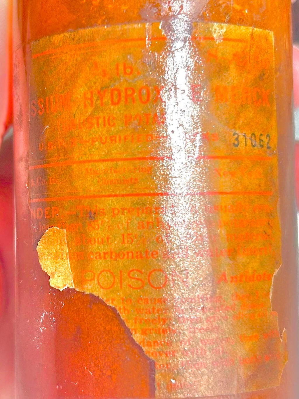 Vintage Amber Apothecary Bottles: Collectible Chemist & Liquor Glass - Sold Individually