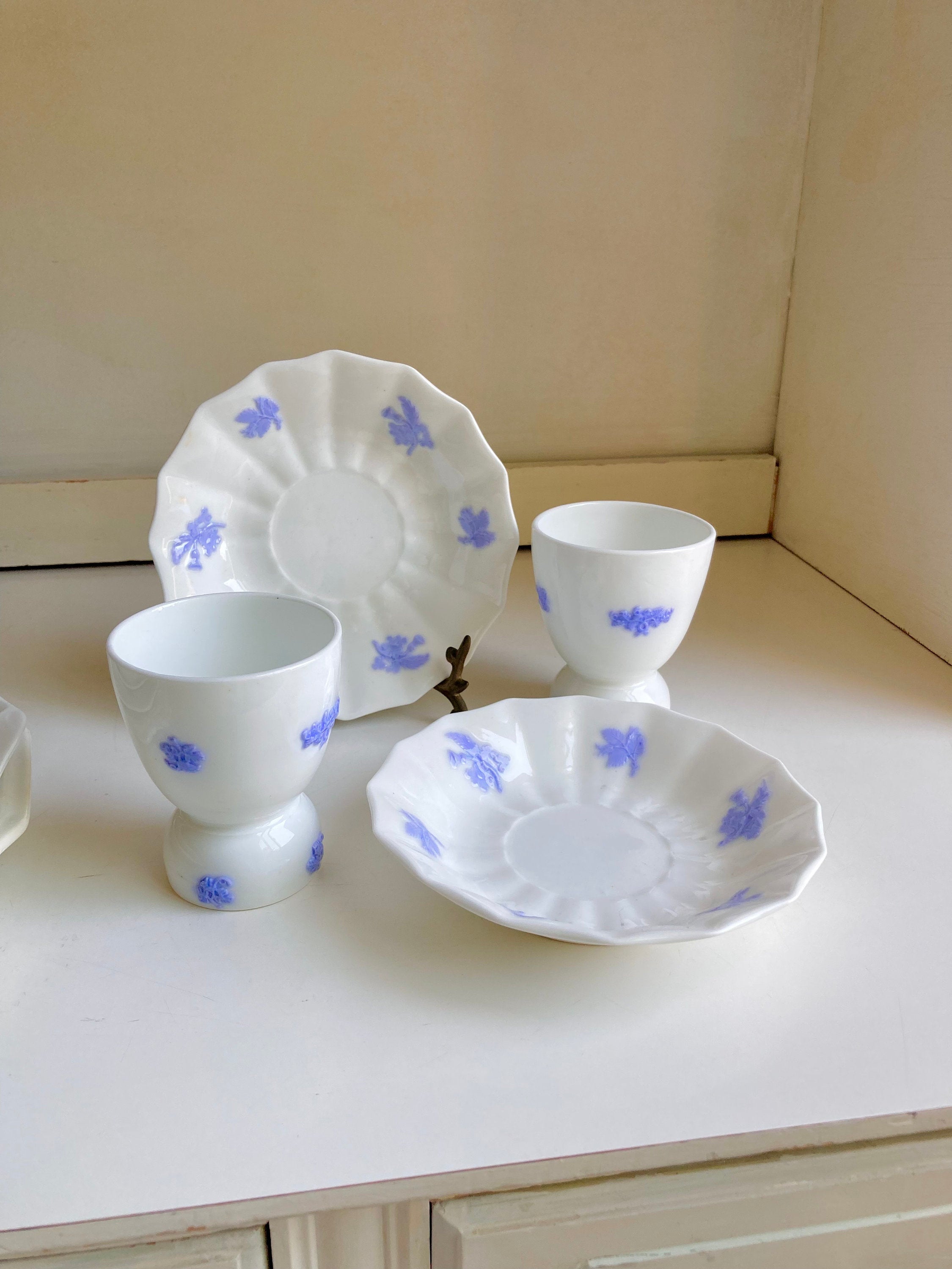 Antique Adderly Chelsea Pattern Fine China-Periwinkle Blue and White-Choose from various options
