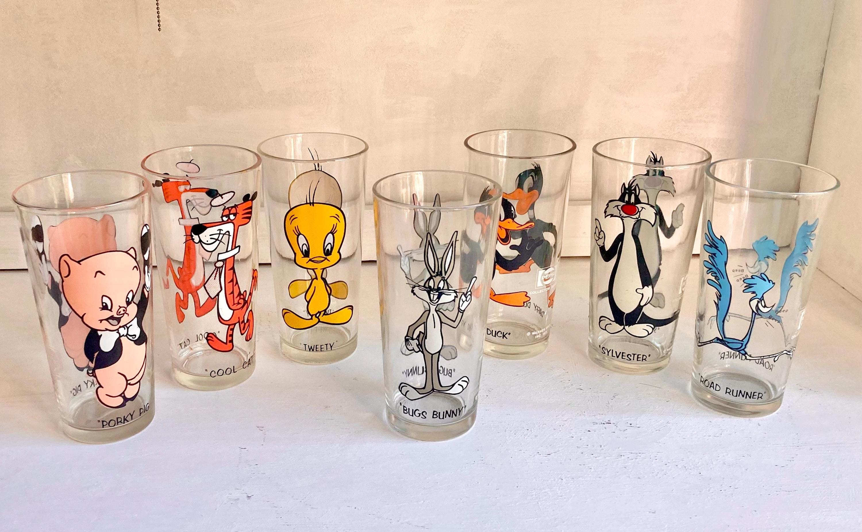 Vintage 1973 Looney Tunes Pepsi Glass - Collectible Character Drinkware