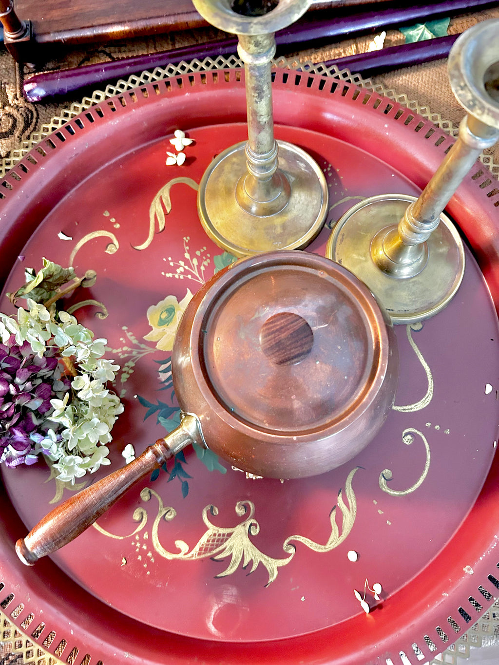 Vintage Tagus Copper Saucepan