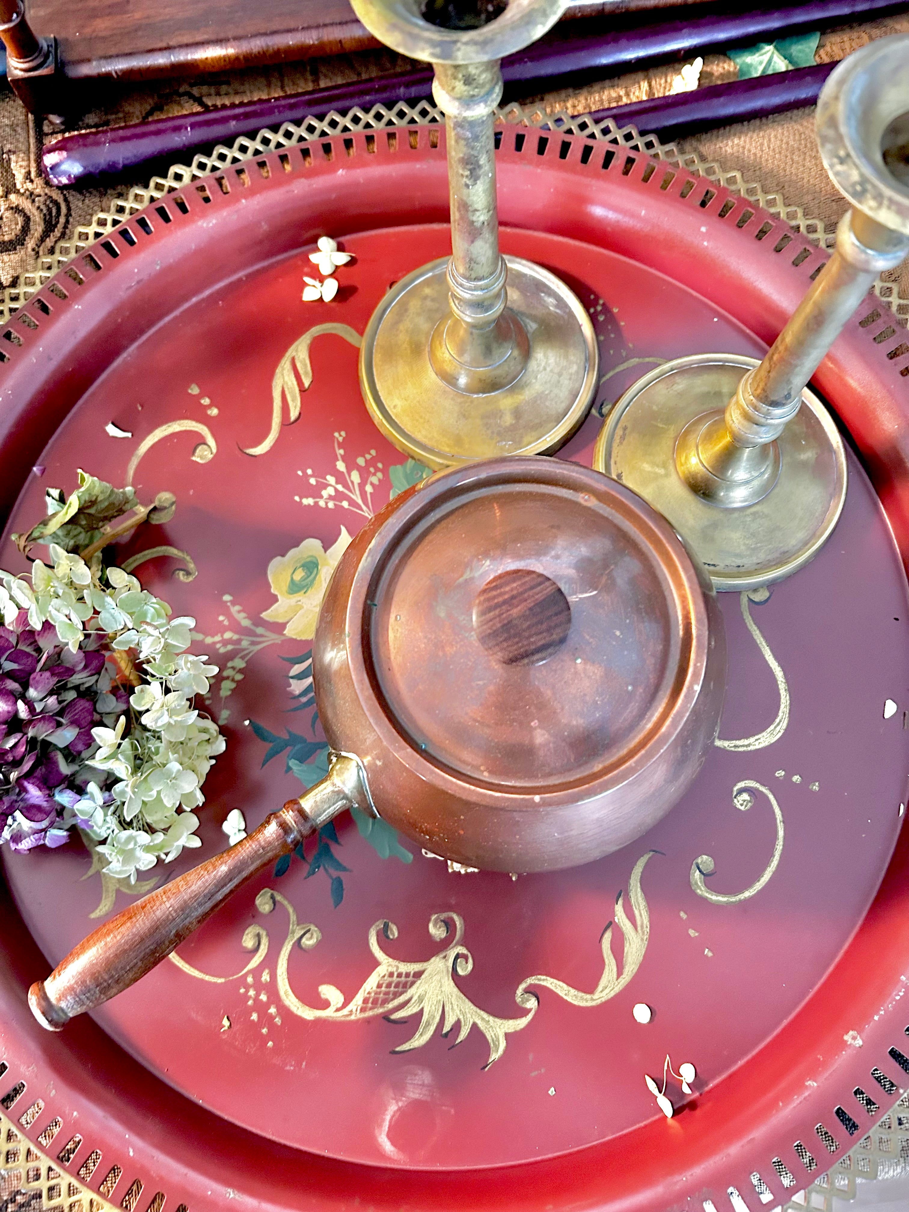 Vintage Tagus Copper Saucepan